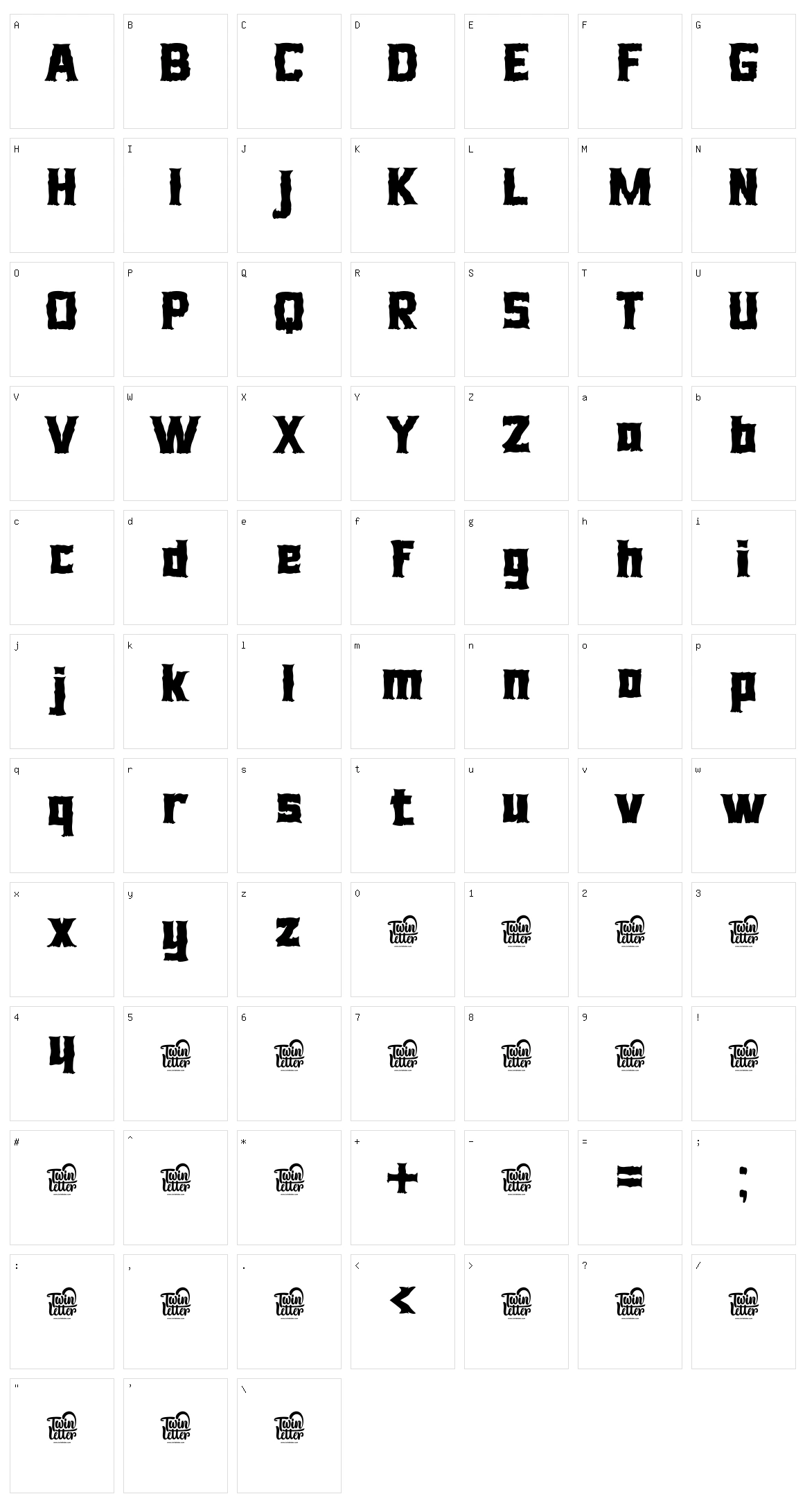 Haweni Character Set