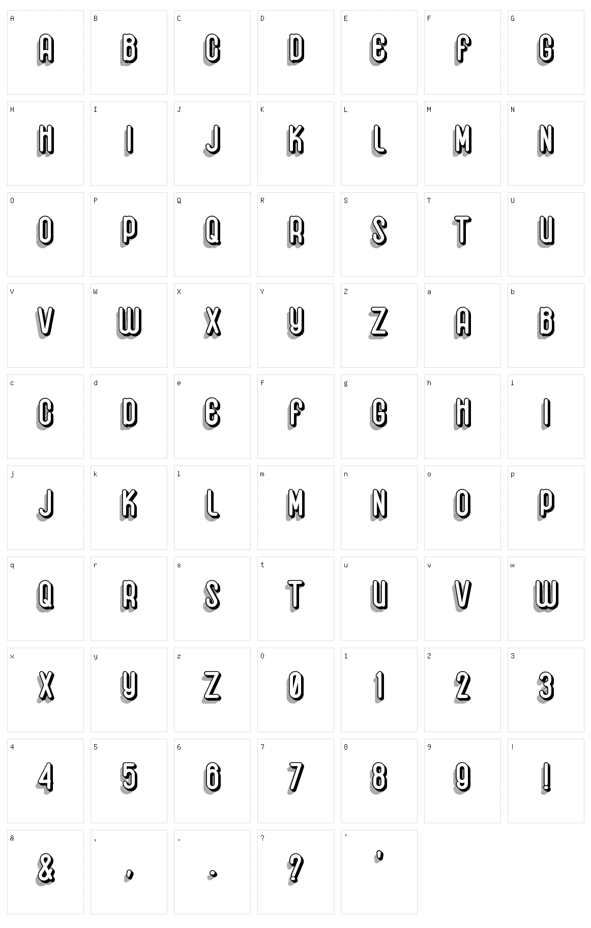 Hemondalisa Character Set