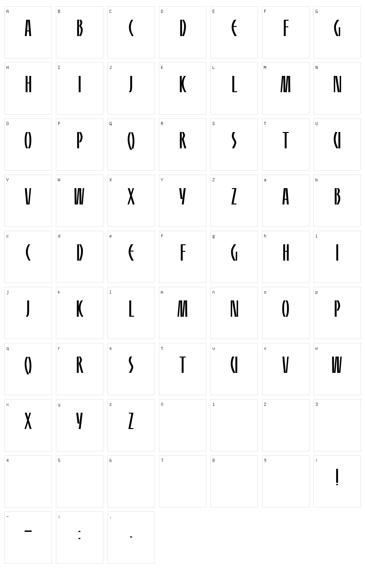 HFF Sultan of Swat Character Set