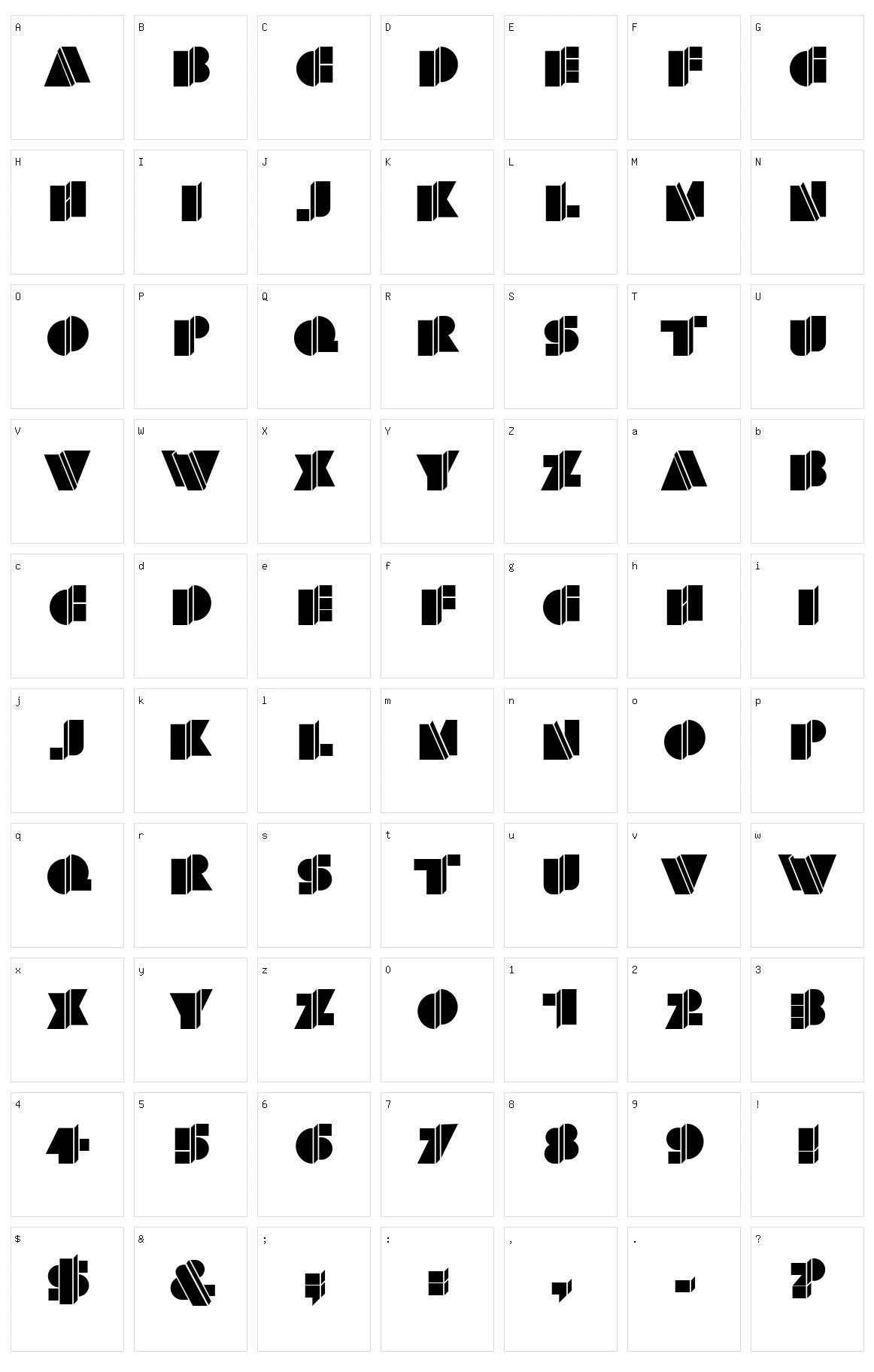 HFF Warped Zone Character Set