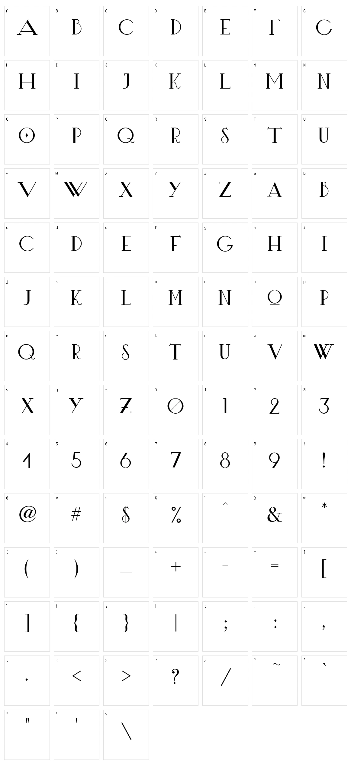 Hot Rod Character Set