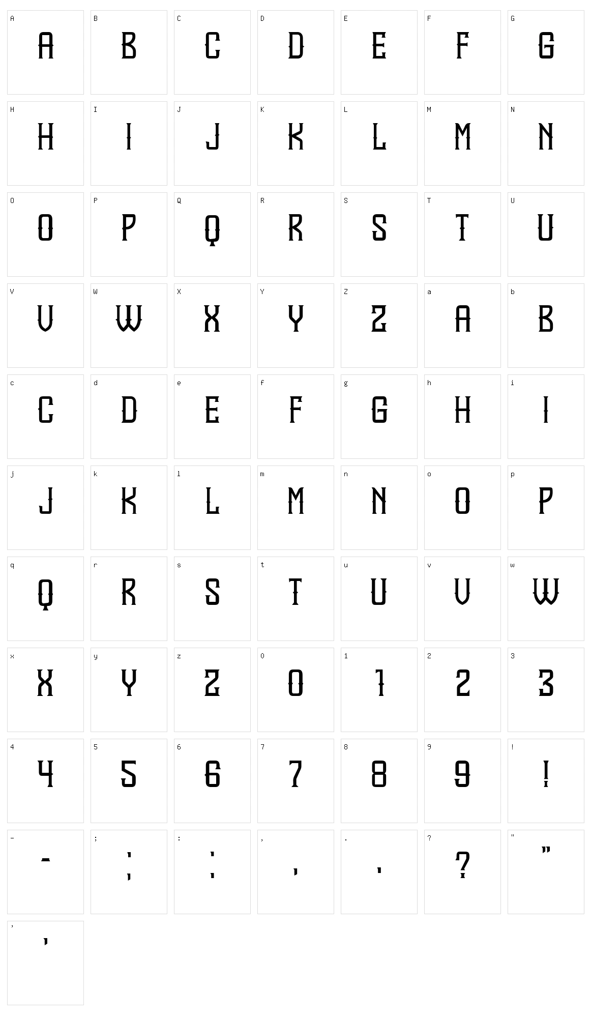Informatics Character Set