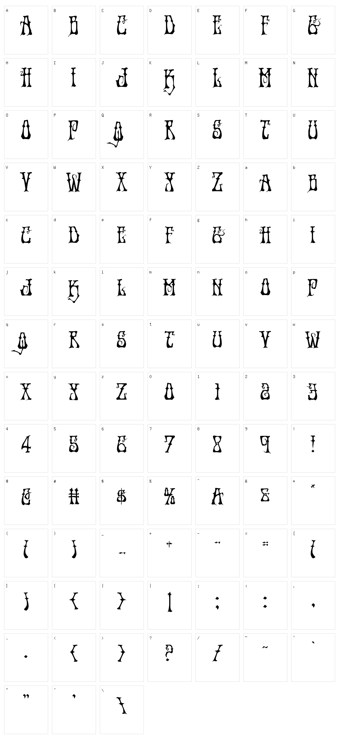 Instant Zen Character Set