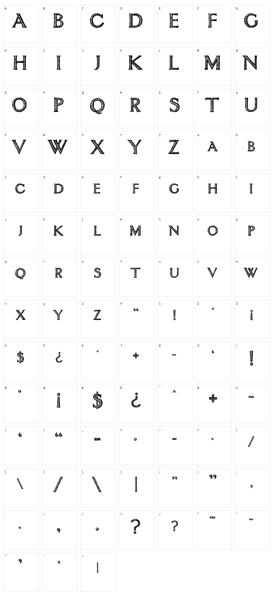Intimacy Character Set
