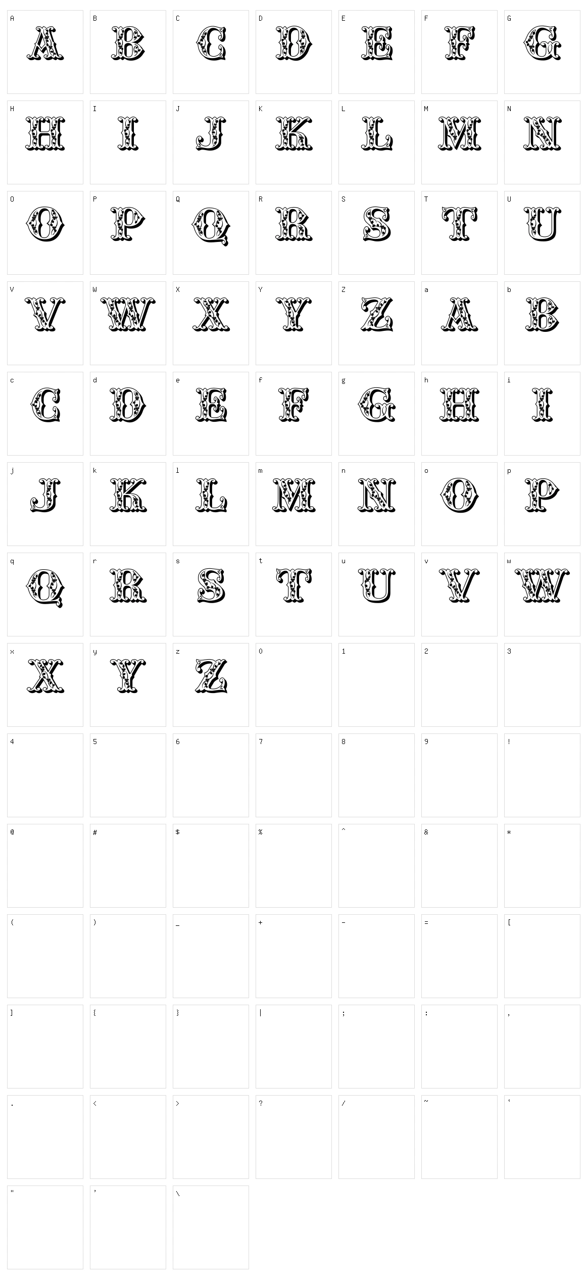JF Fair Faces Character Set