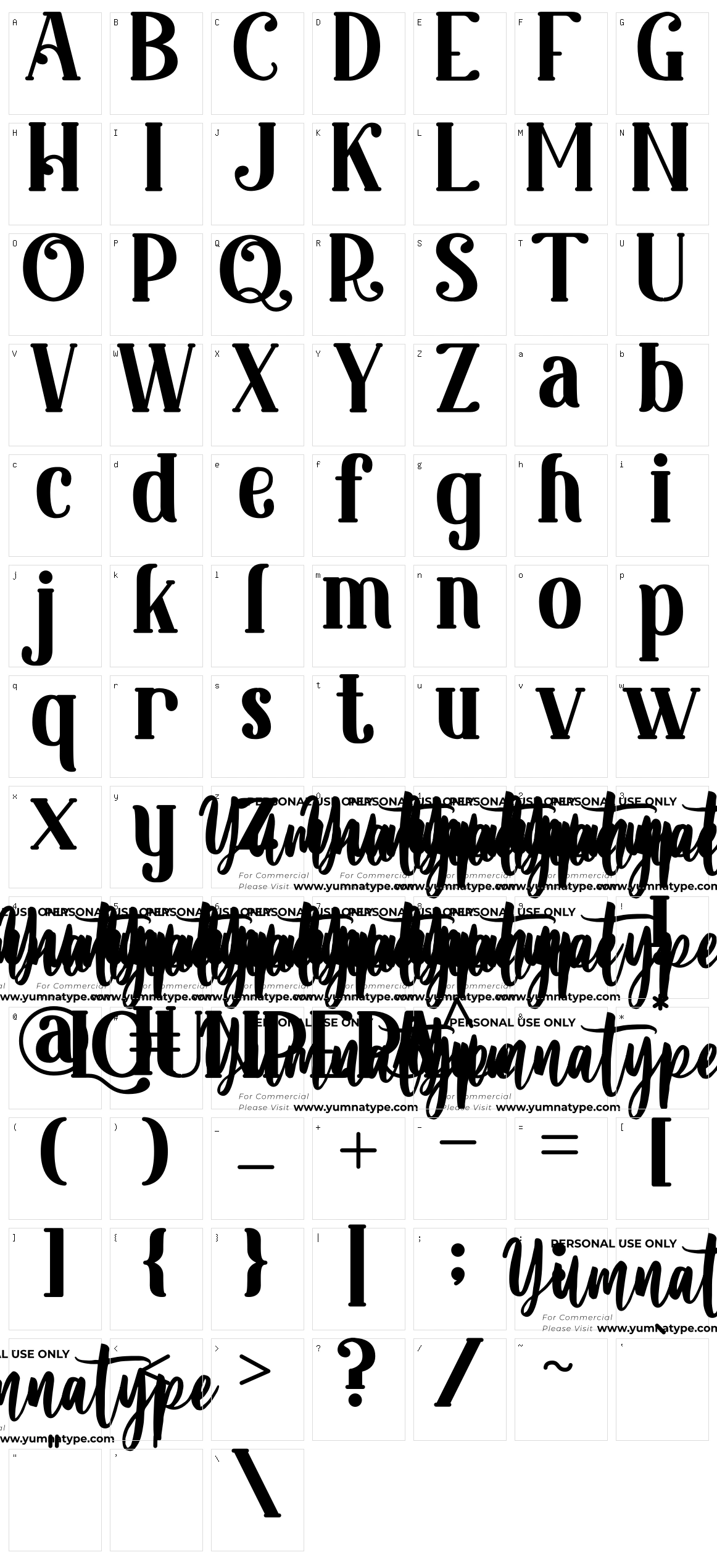 King Lounpera Character Set