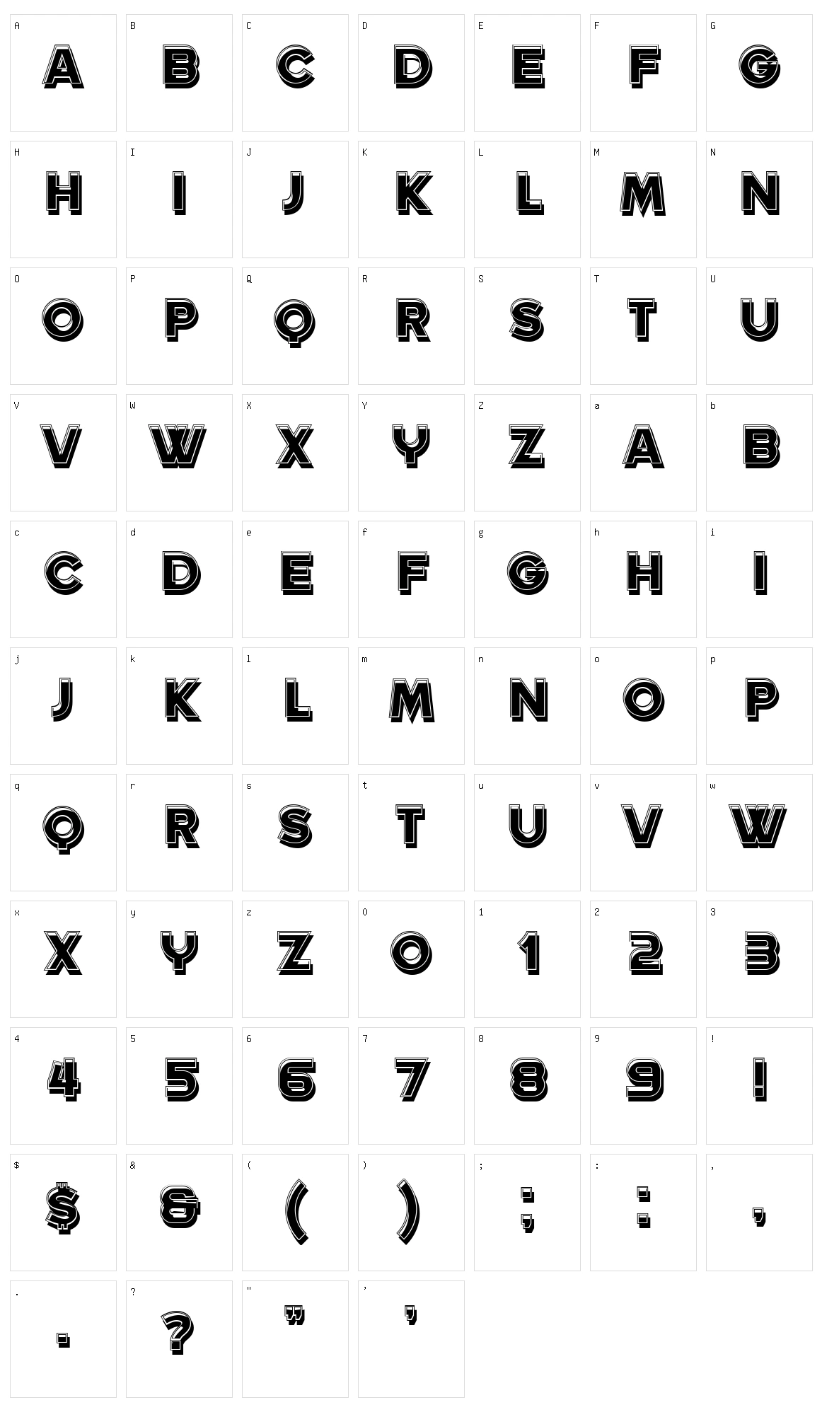 Lake Character Set