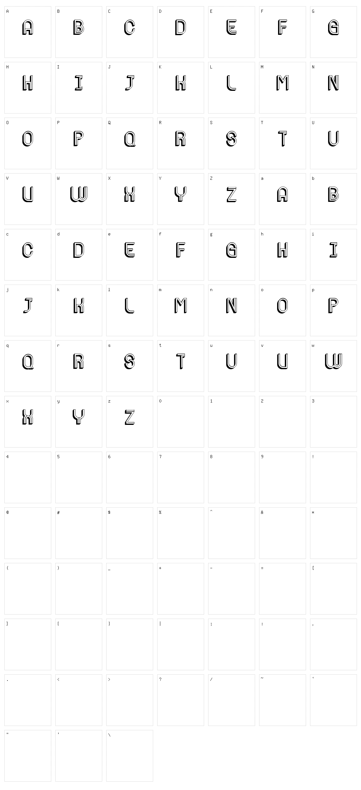 Melodia Character Set