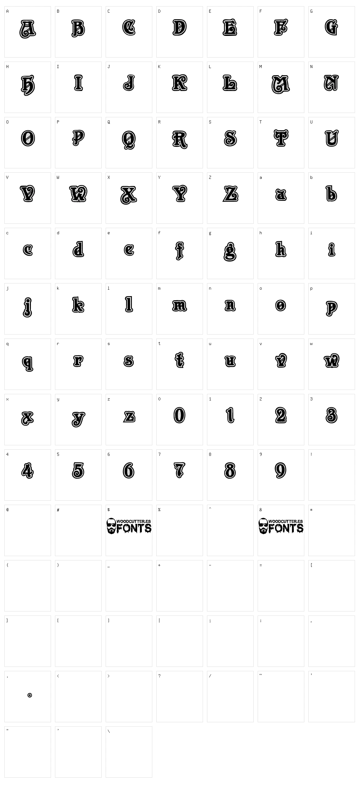 New Art Deco Character Set