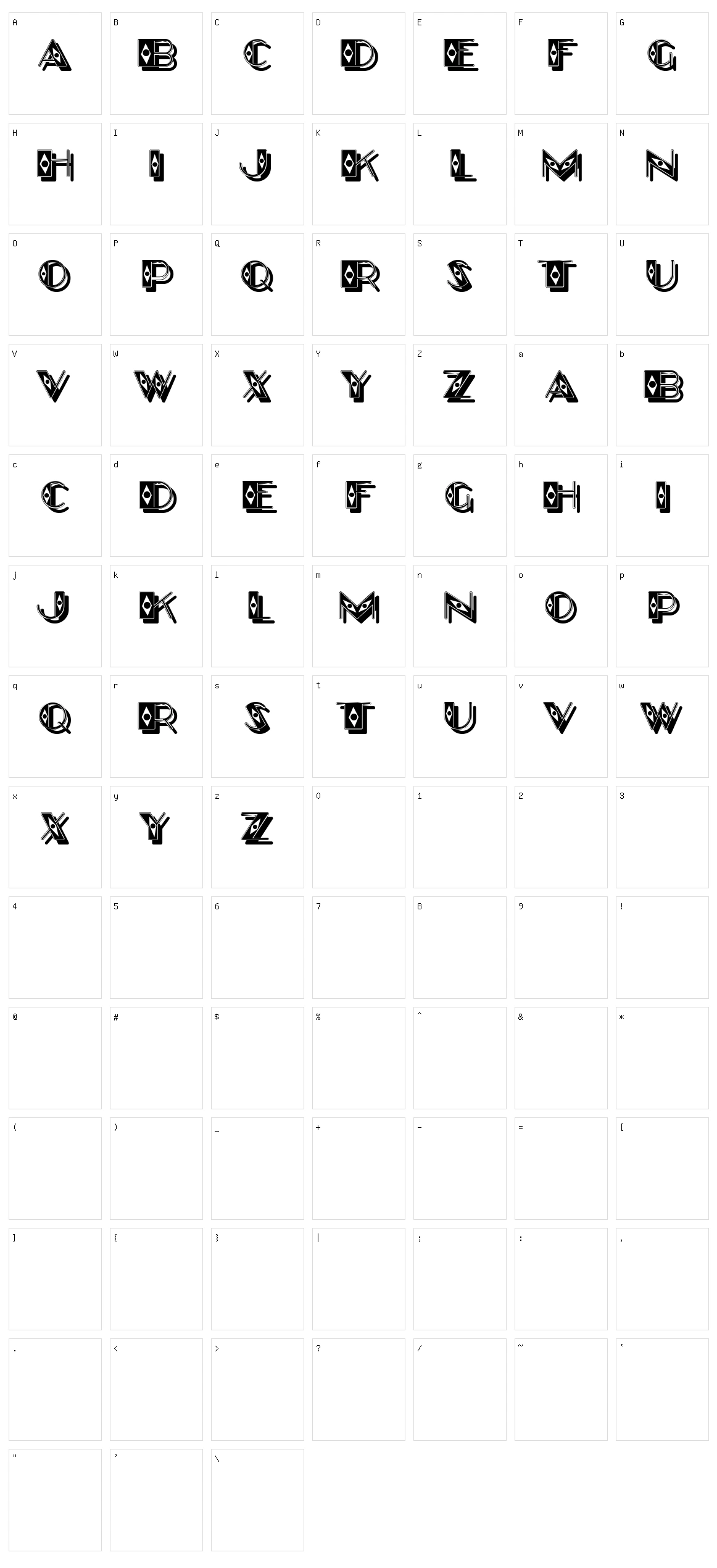 Norton Character Set