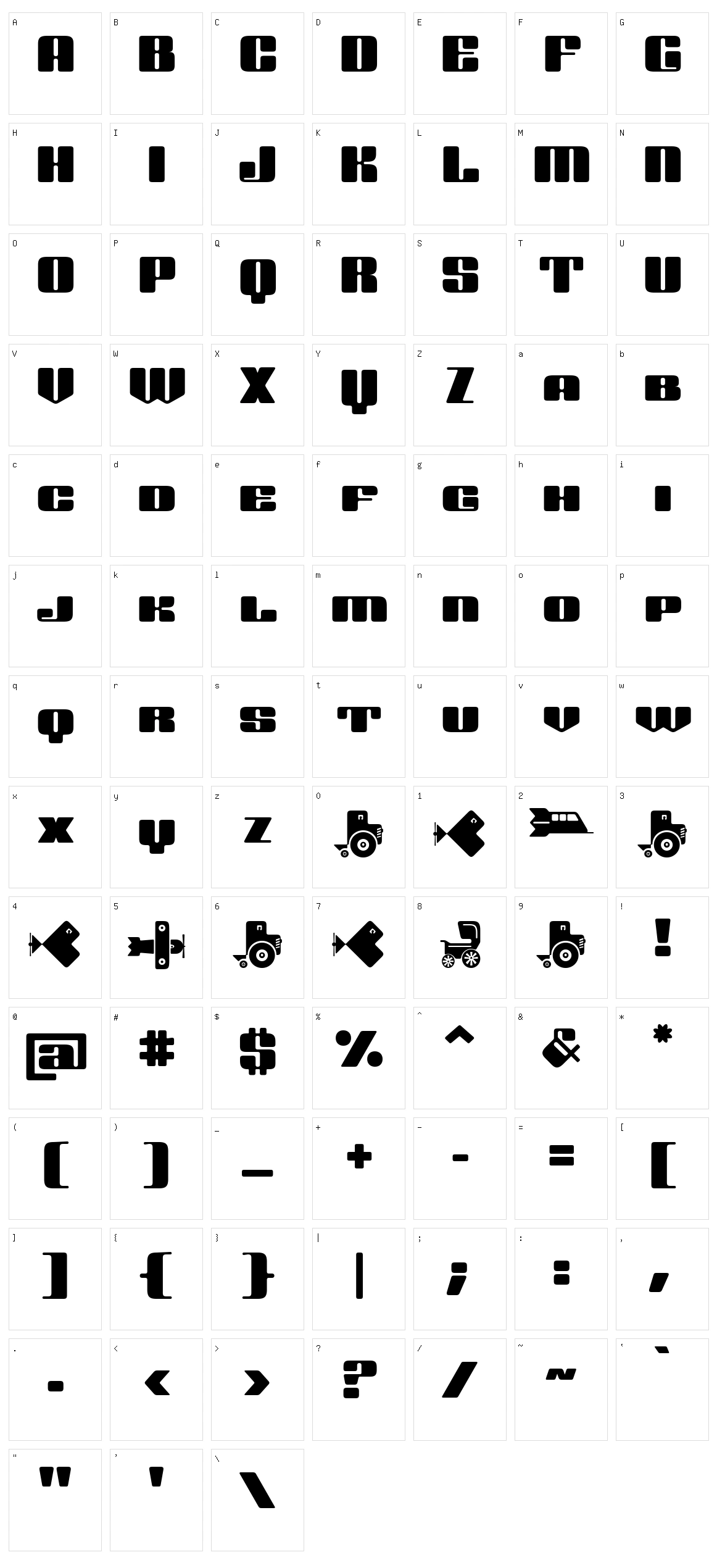 Odisean SC Character Set