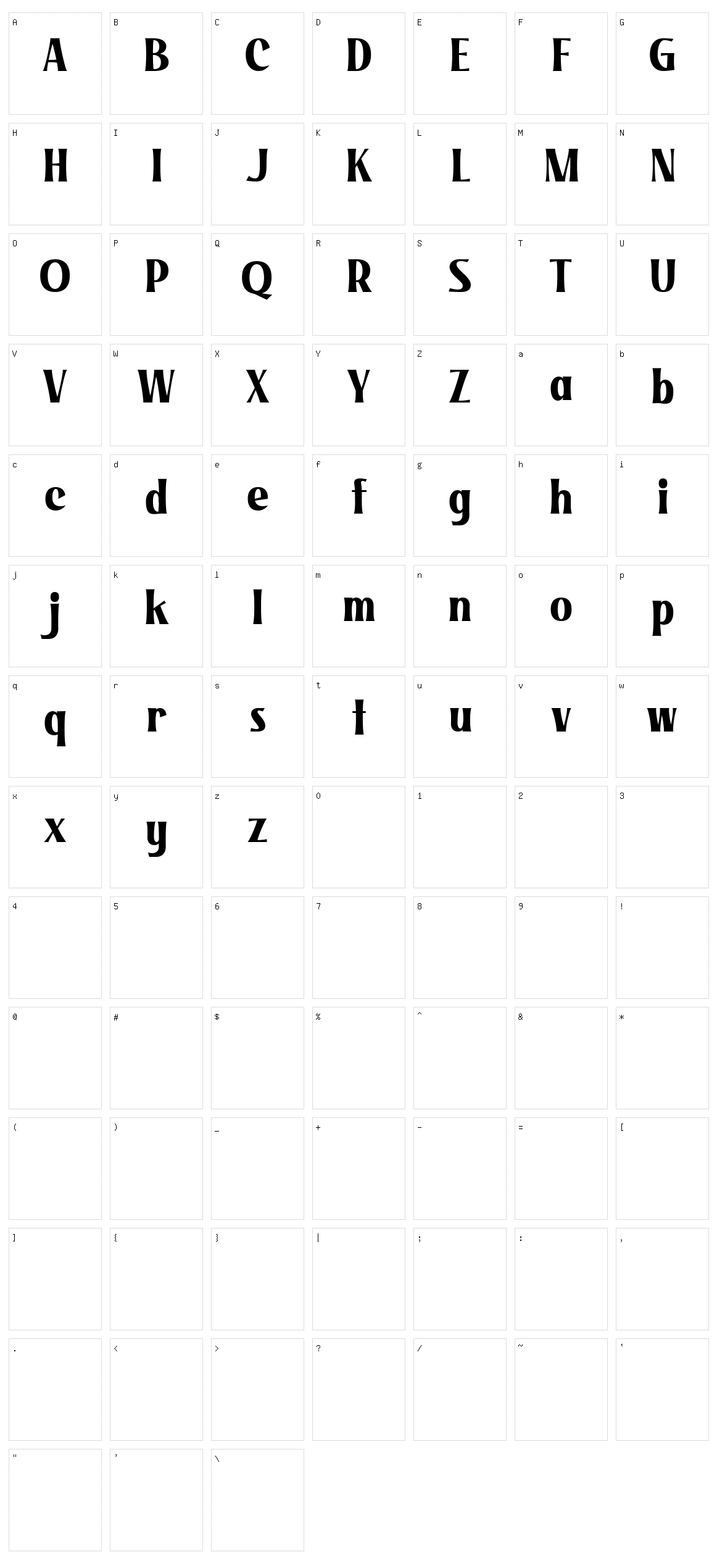 Painkiller Character Set