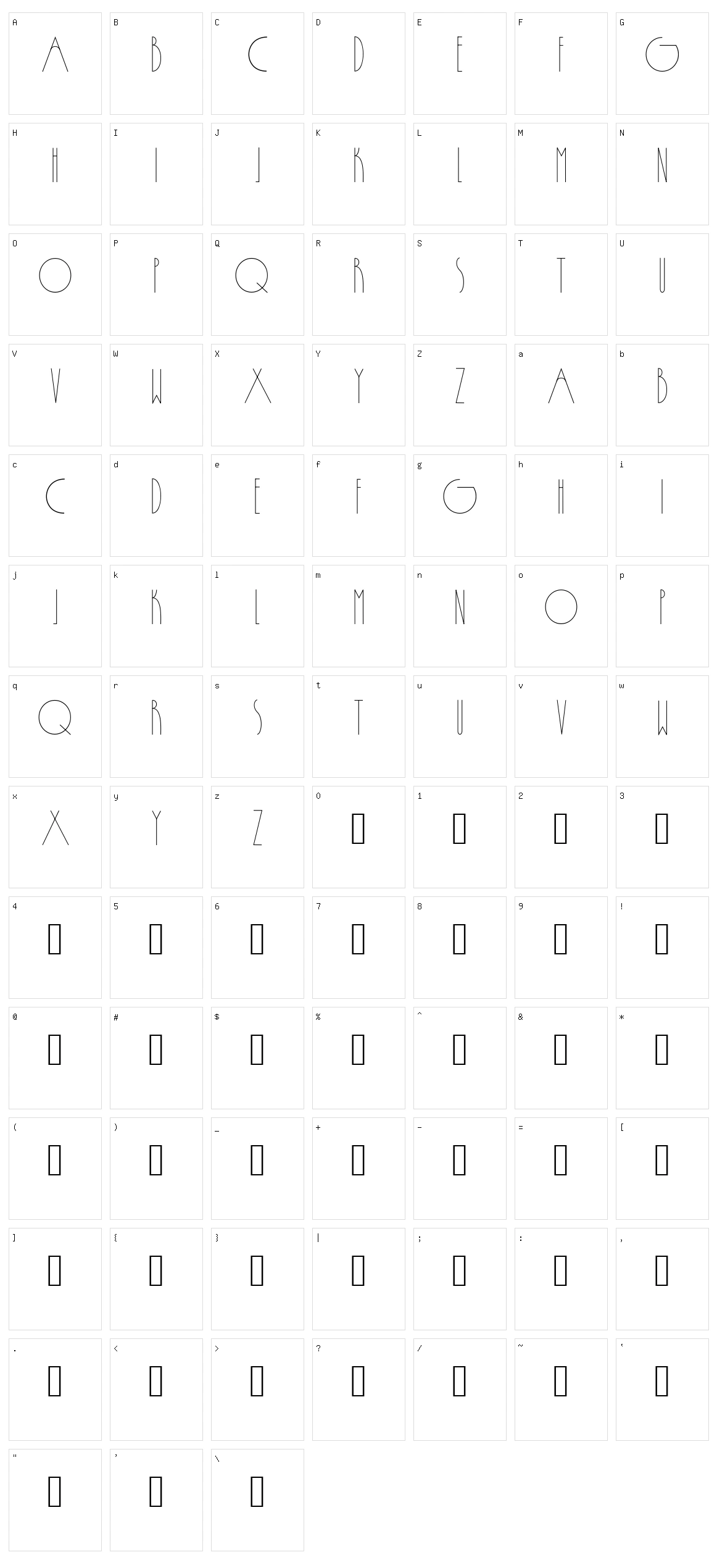 Passion Character Set