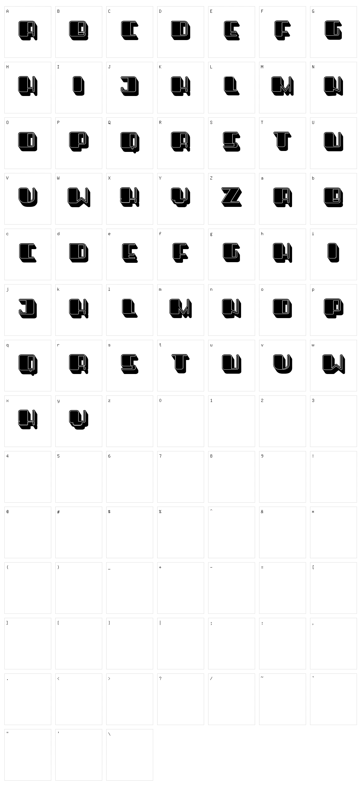 Pepito Character Set