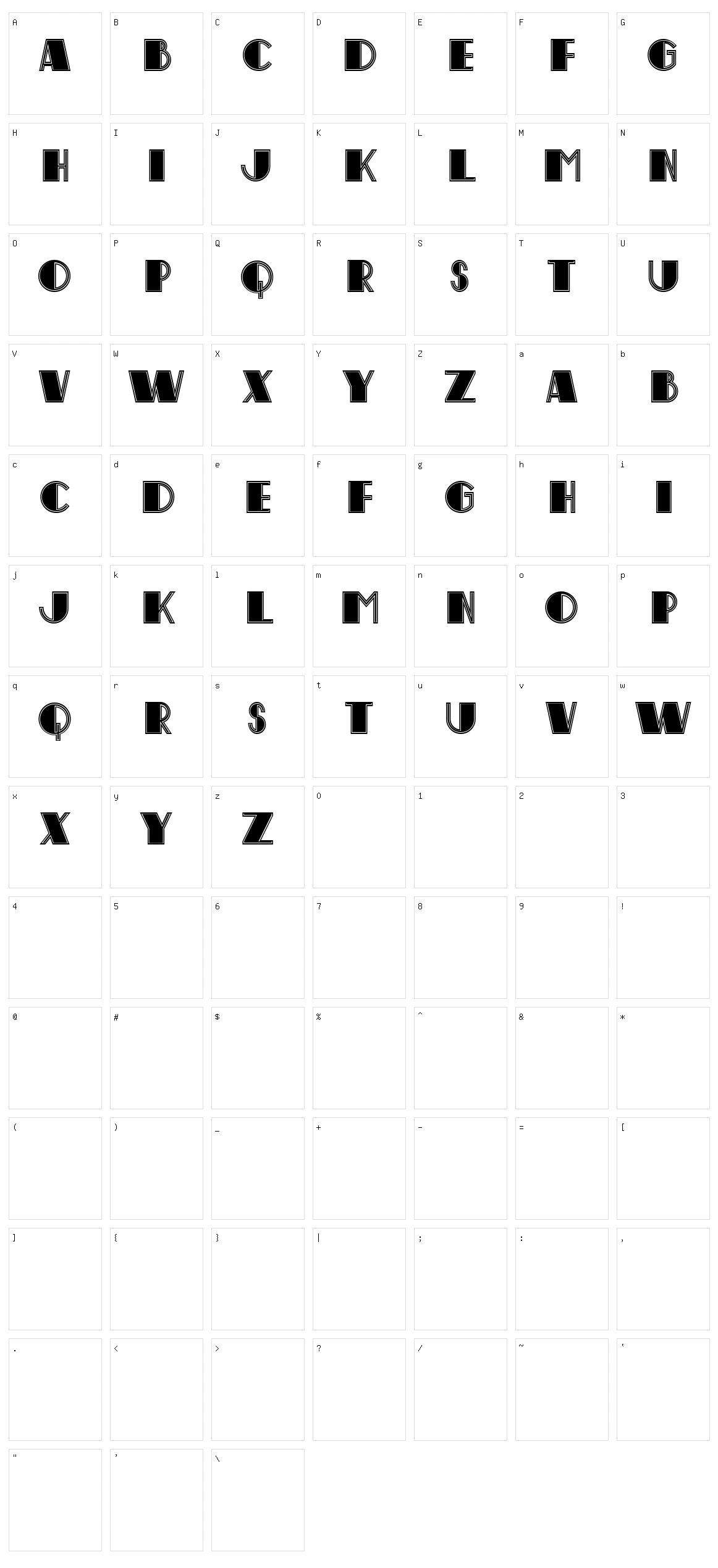 Performs Character Set