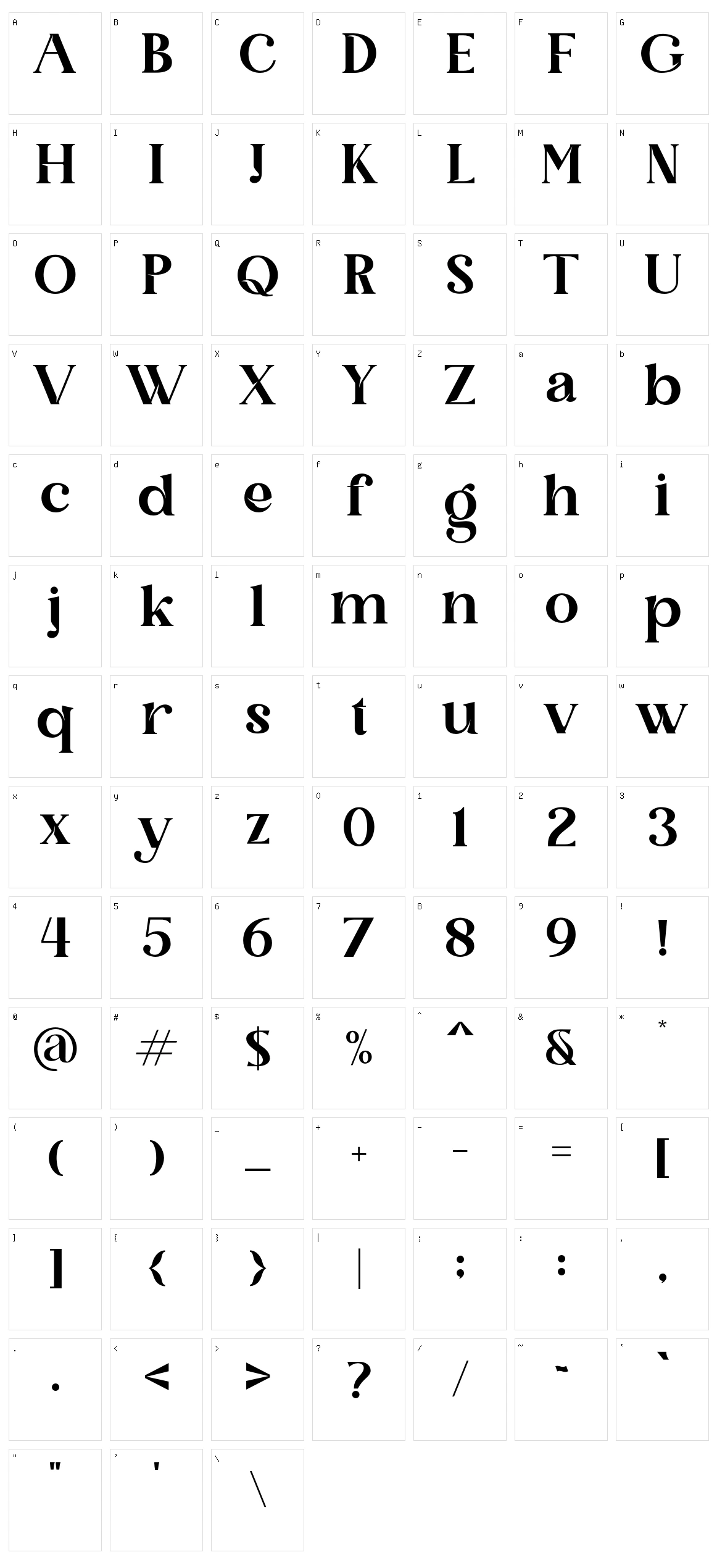 Qanect Elegant Character Set