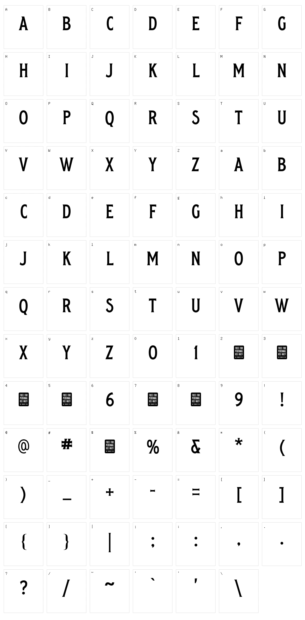 Radgivare No 1 Character Set