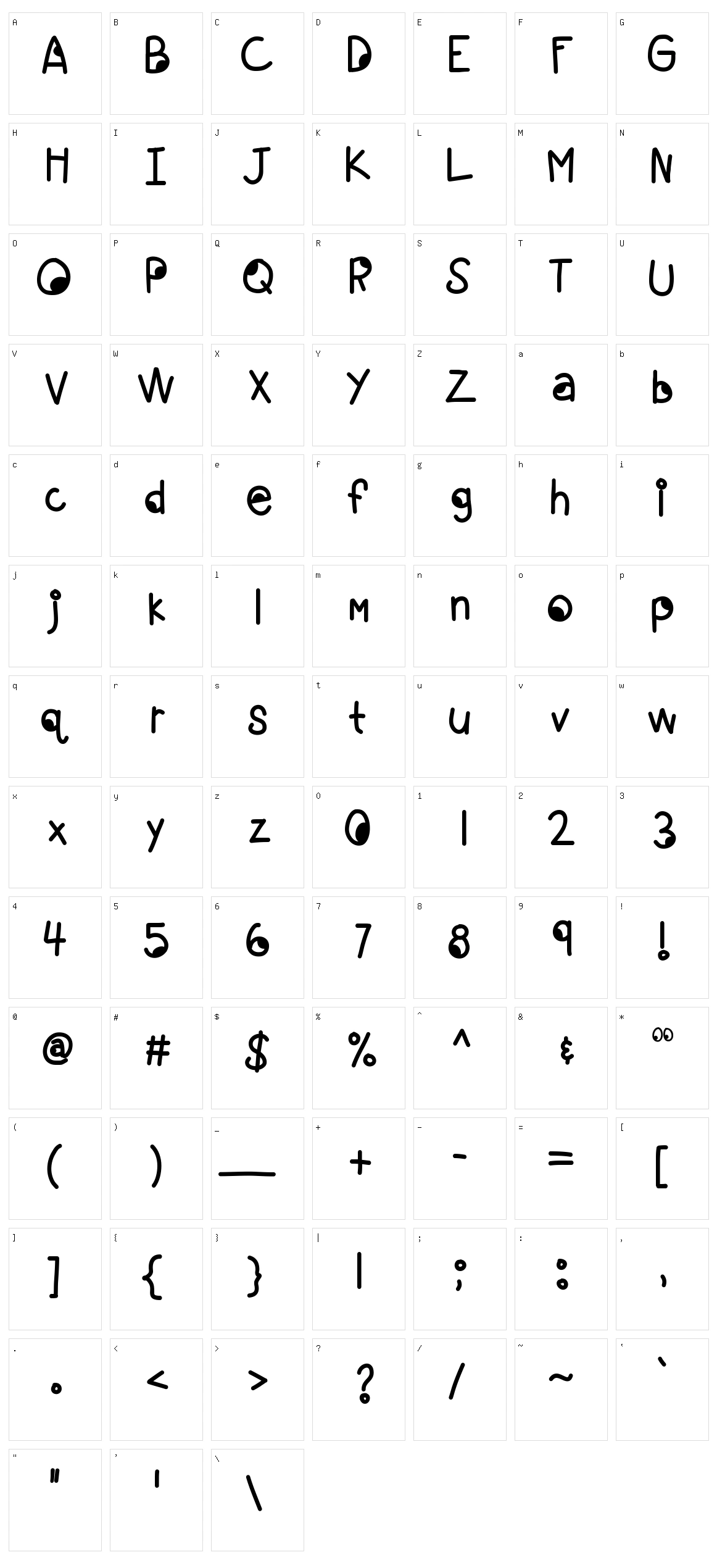 KB Googley Eyes Character Set