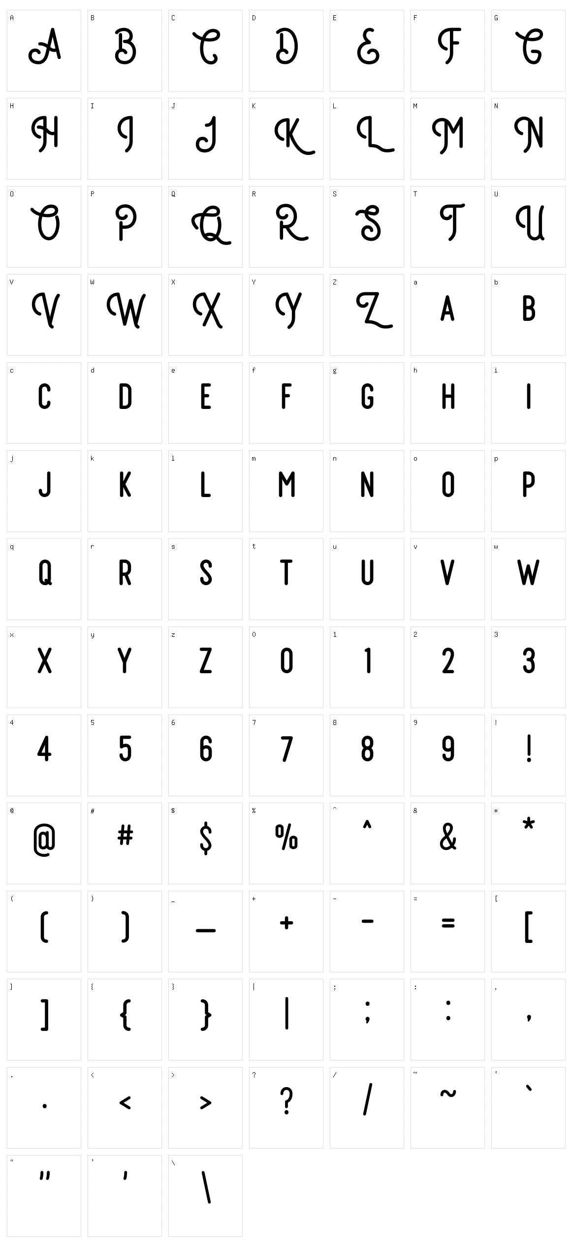 Retrocycles Character Set