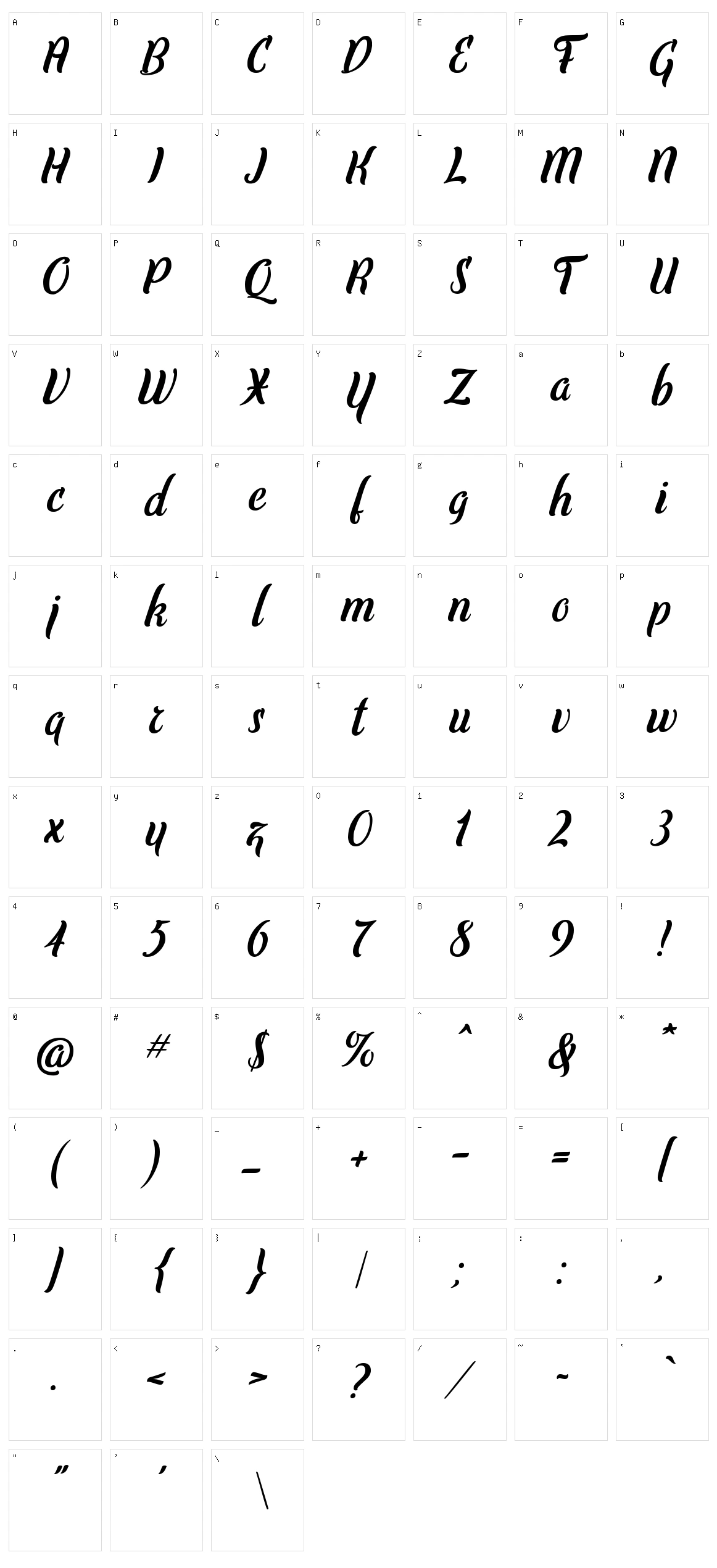 Elley Character Set