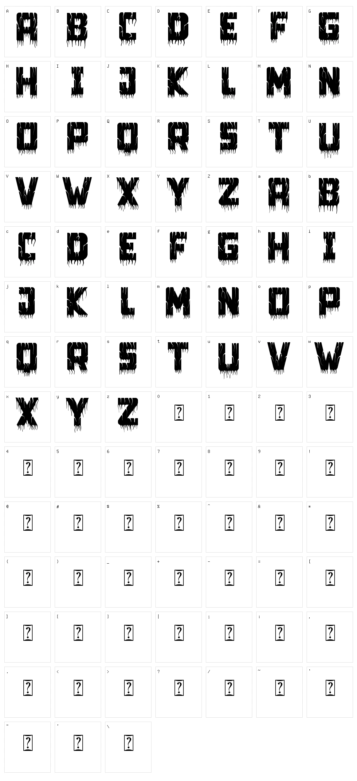 Spooky Grave Character Set