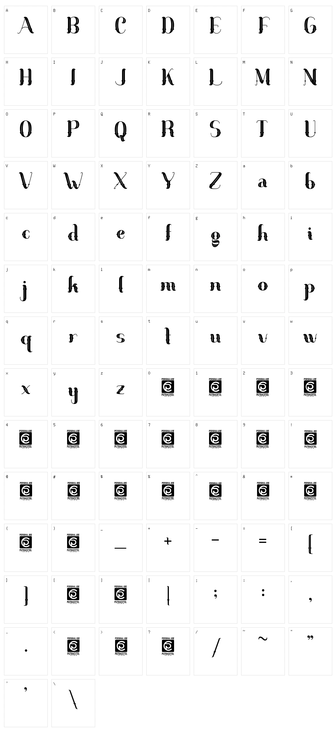 Royal Queen Character Set