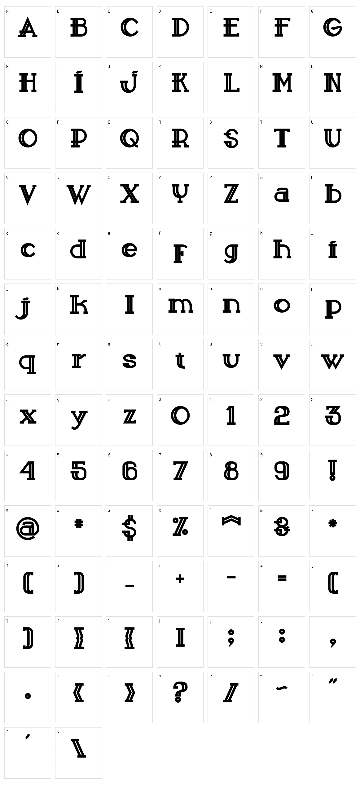 Sailor Character Set