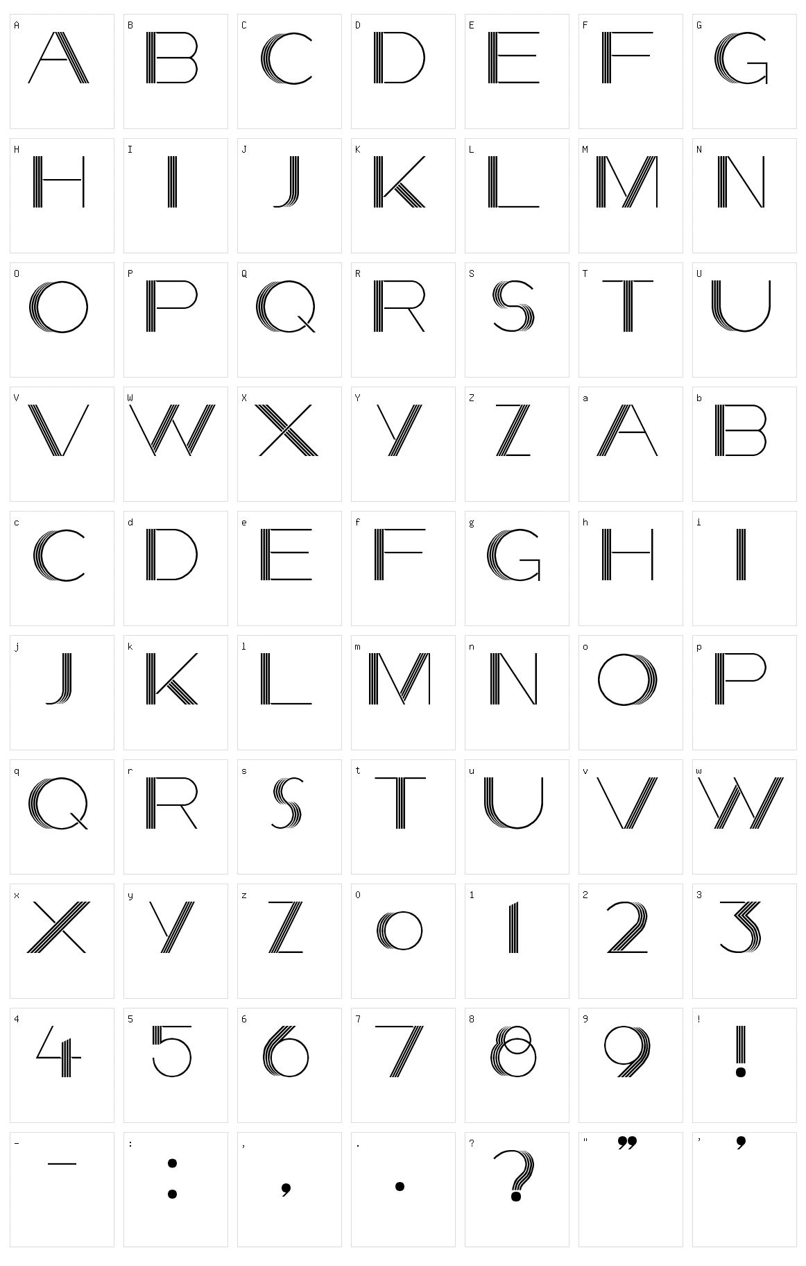 She Stole the Night Character Set