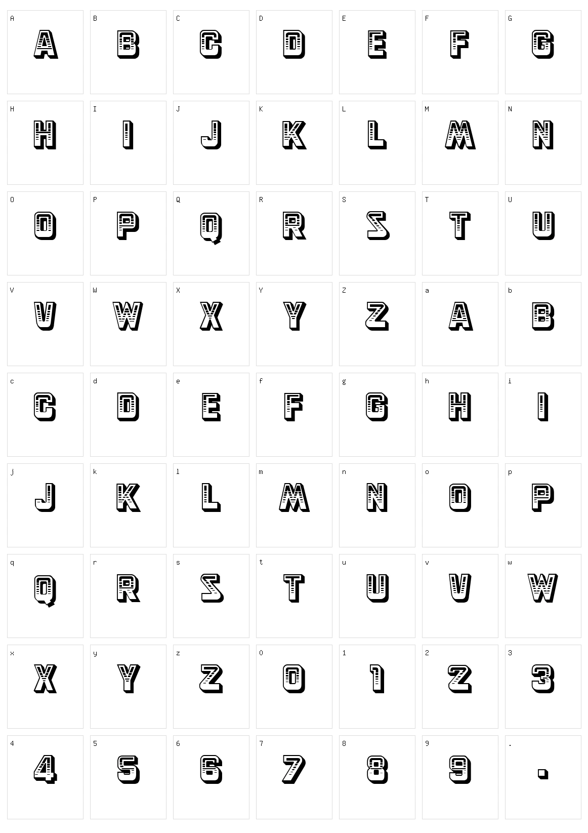 Simson Character Set