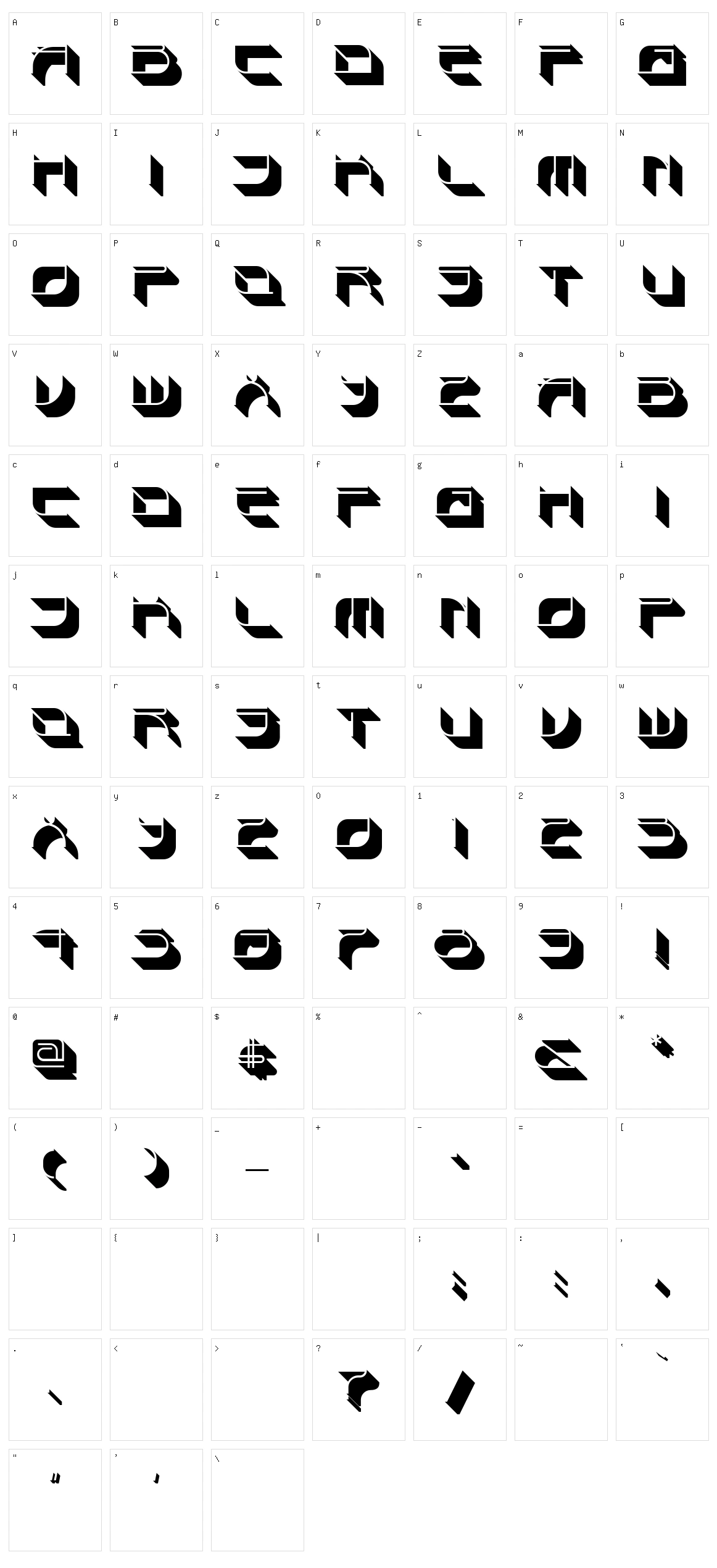 Spondulix NF Character Set