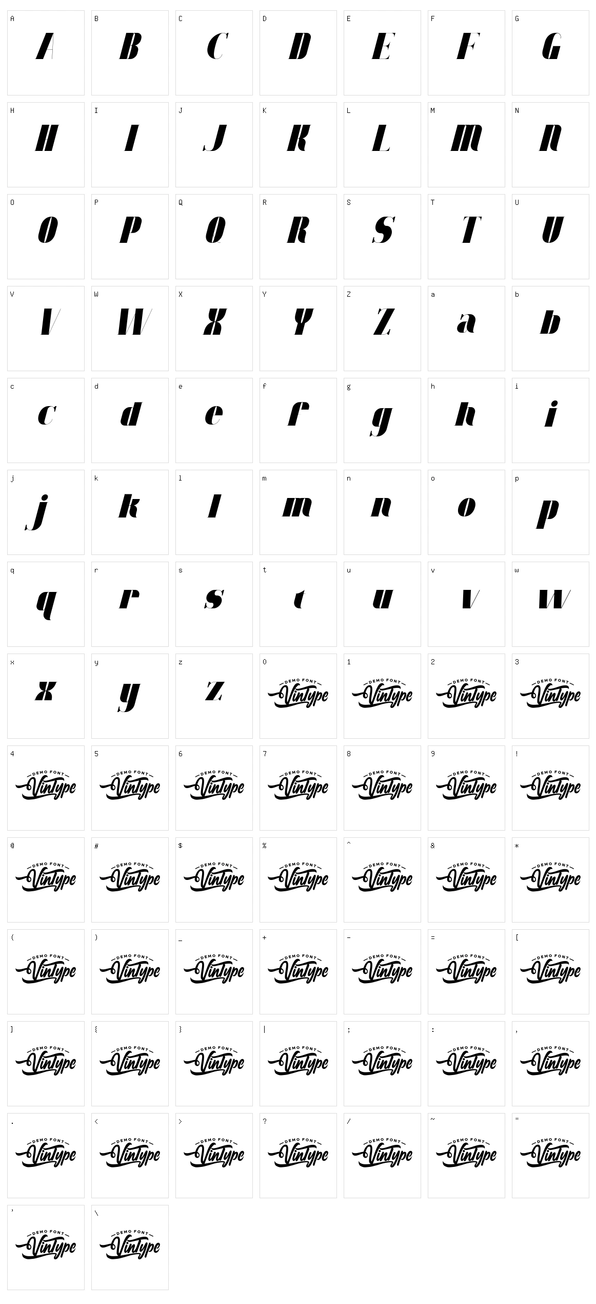 Stan Rogers Character Set