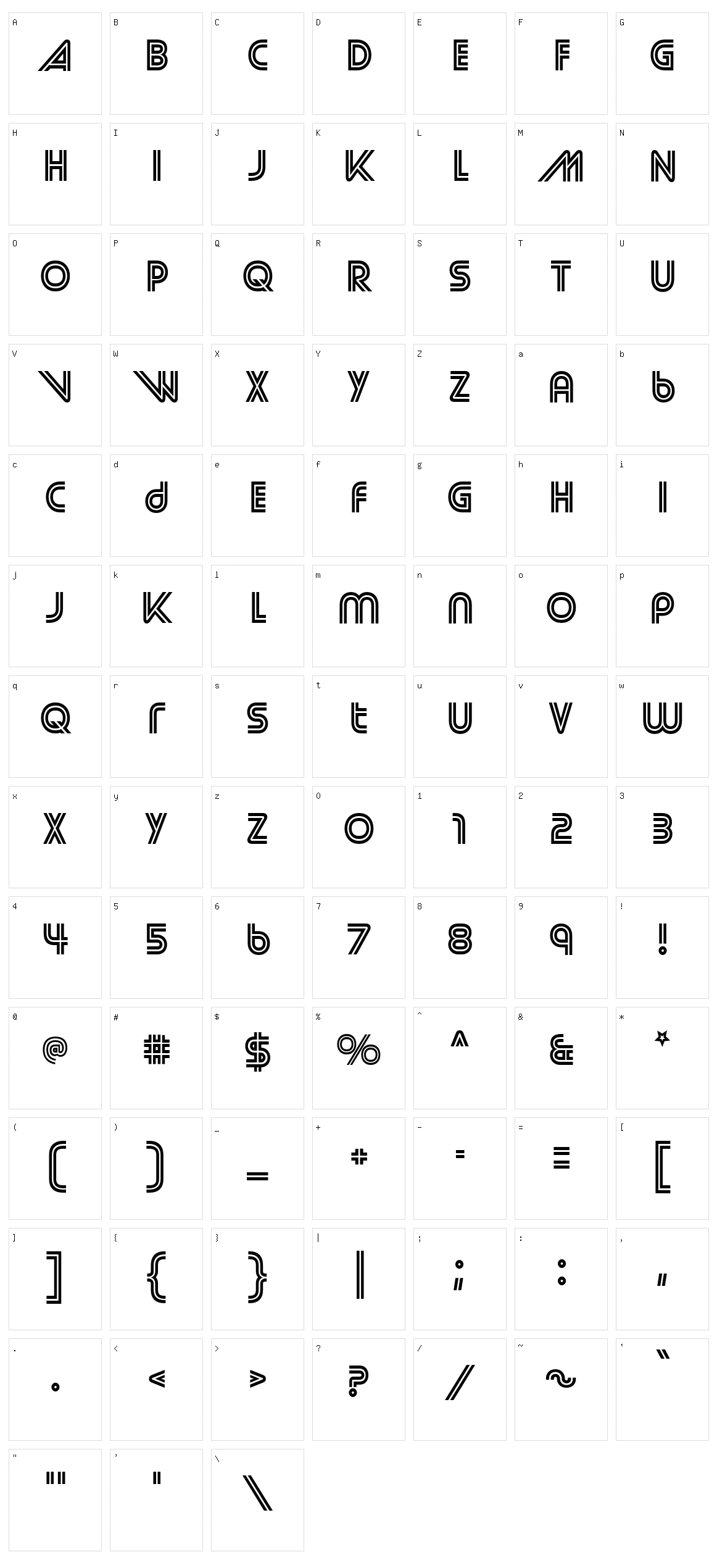 Street Cred Character Set