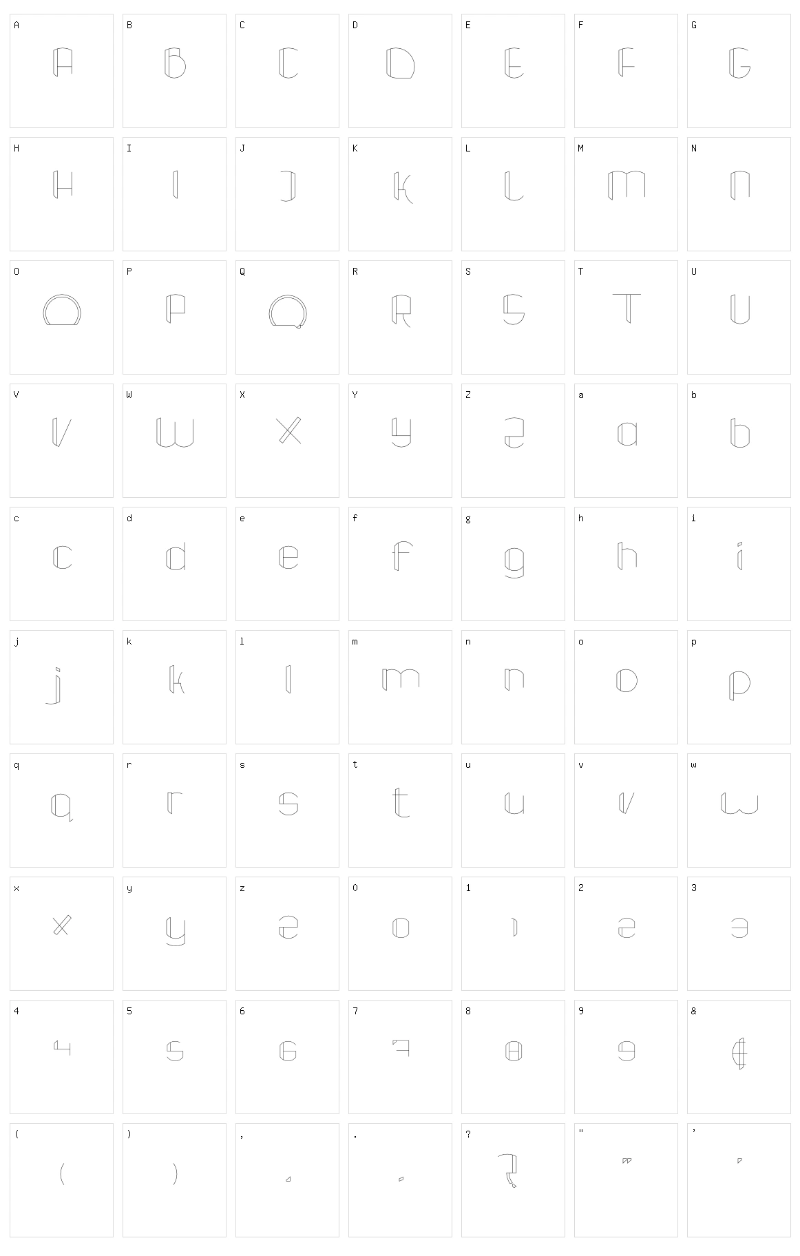 TaoMbao Character Set