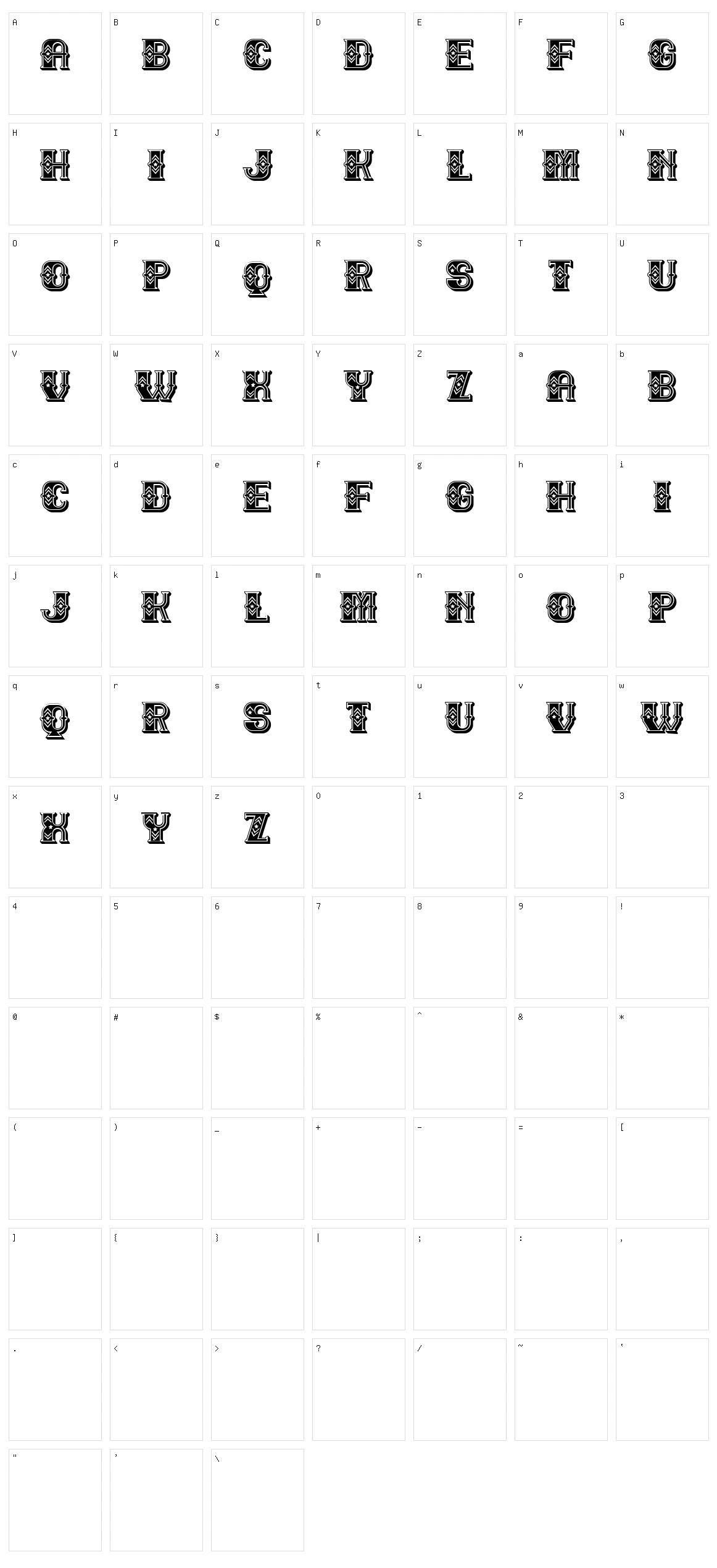 Taxi 2 Character Set