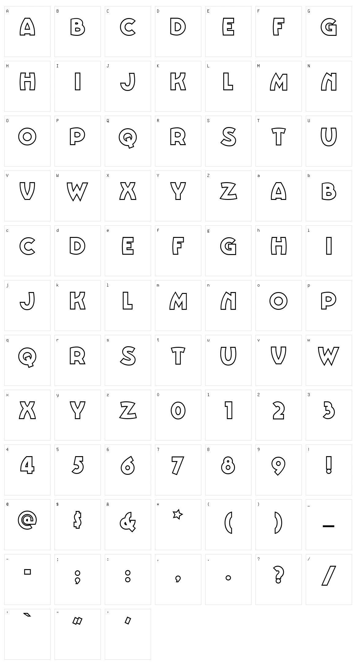 Vinnie Boom Bah NF Character Set