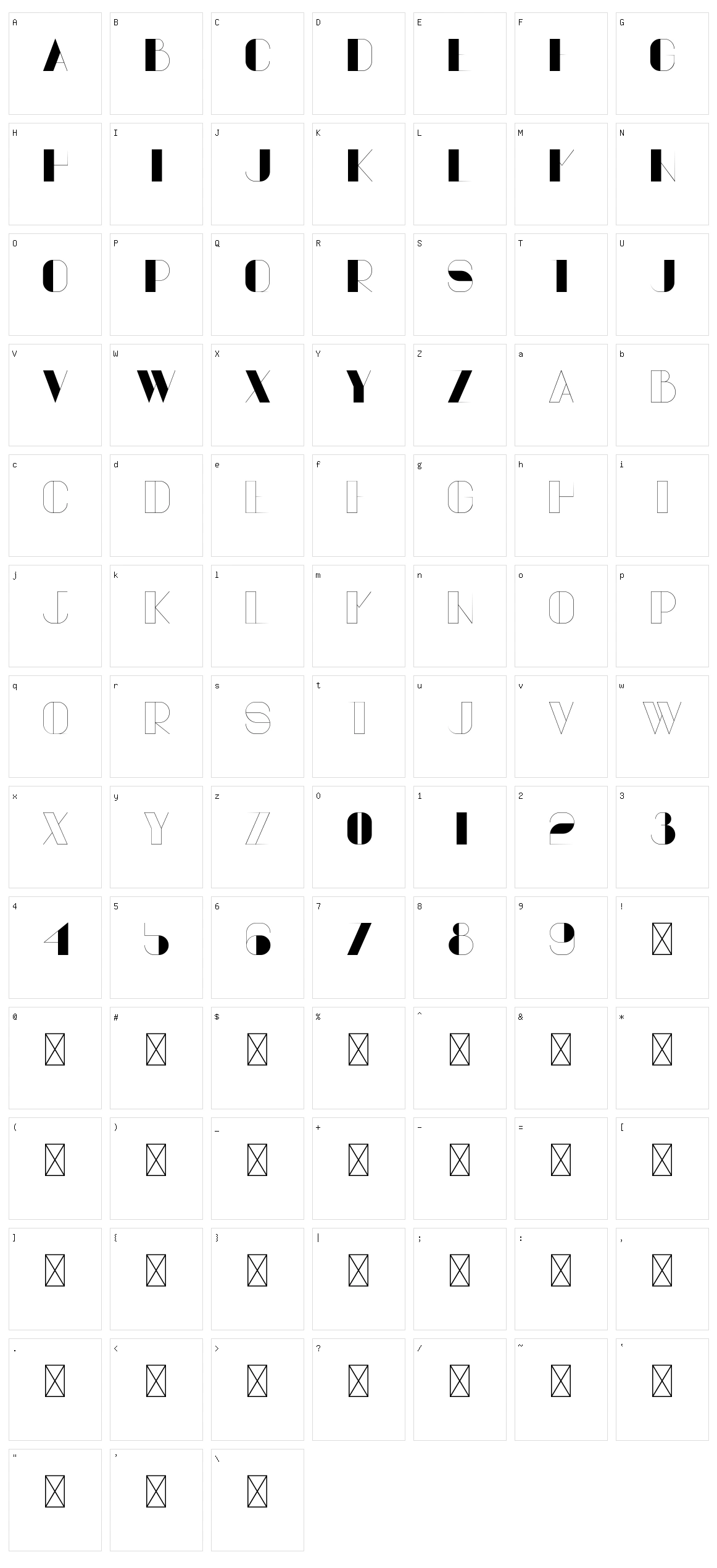 Vovchik Character Set