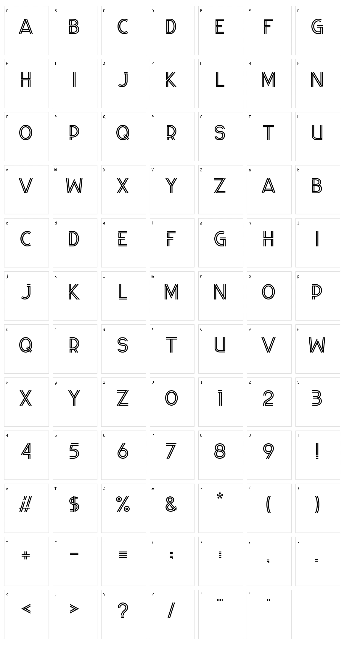 Wander Brave Character Set