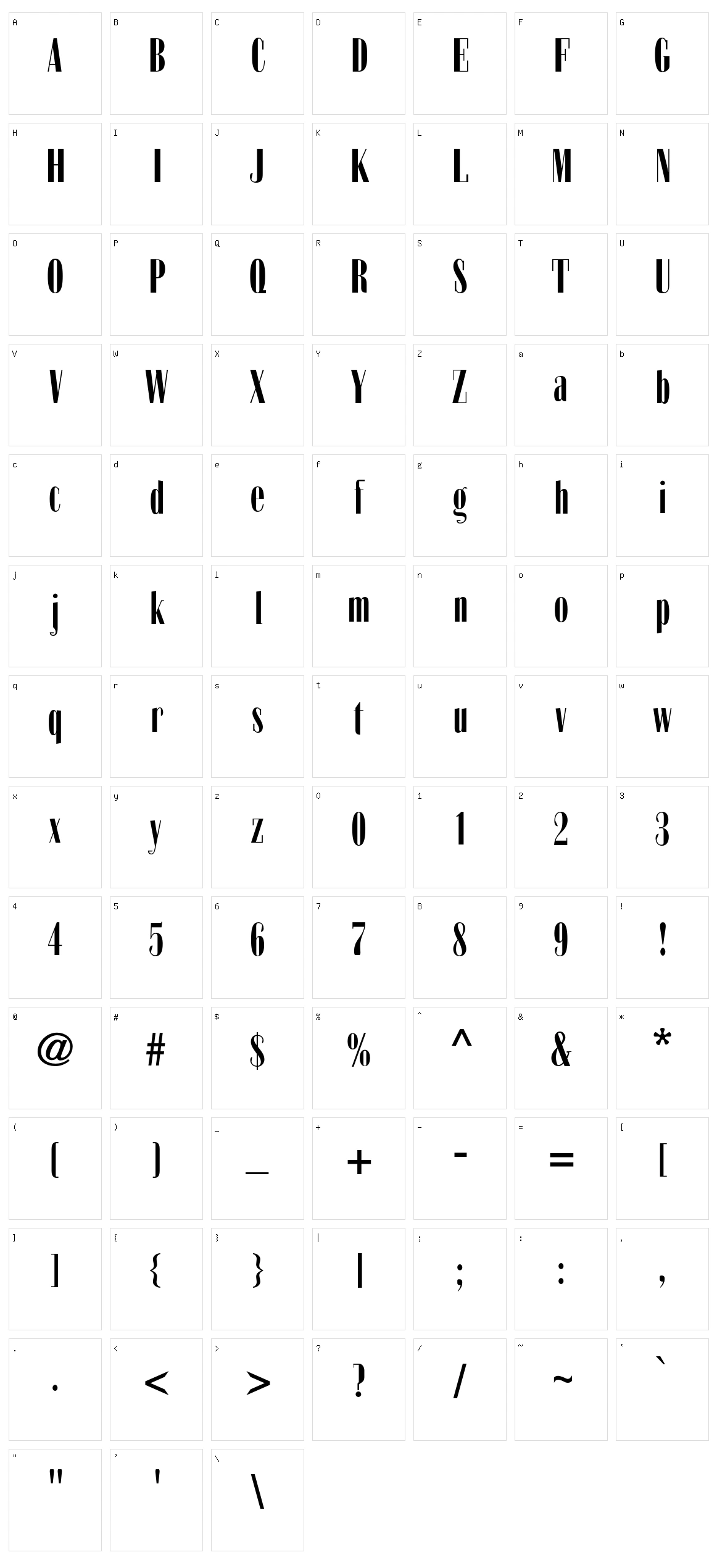 Zabatana Poster Character Set