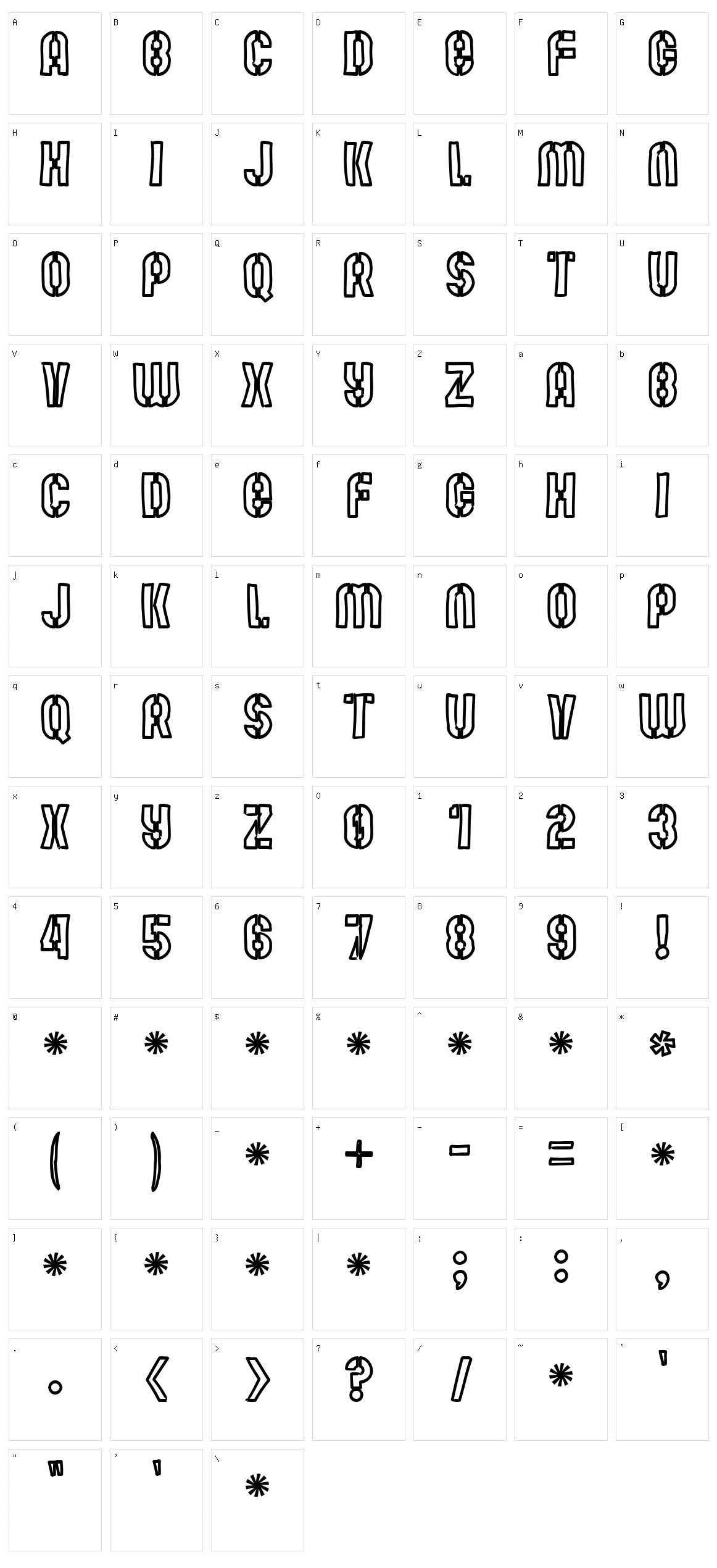 Mute Fruit Character Set
