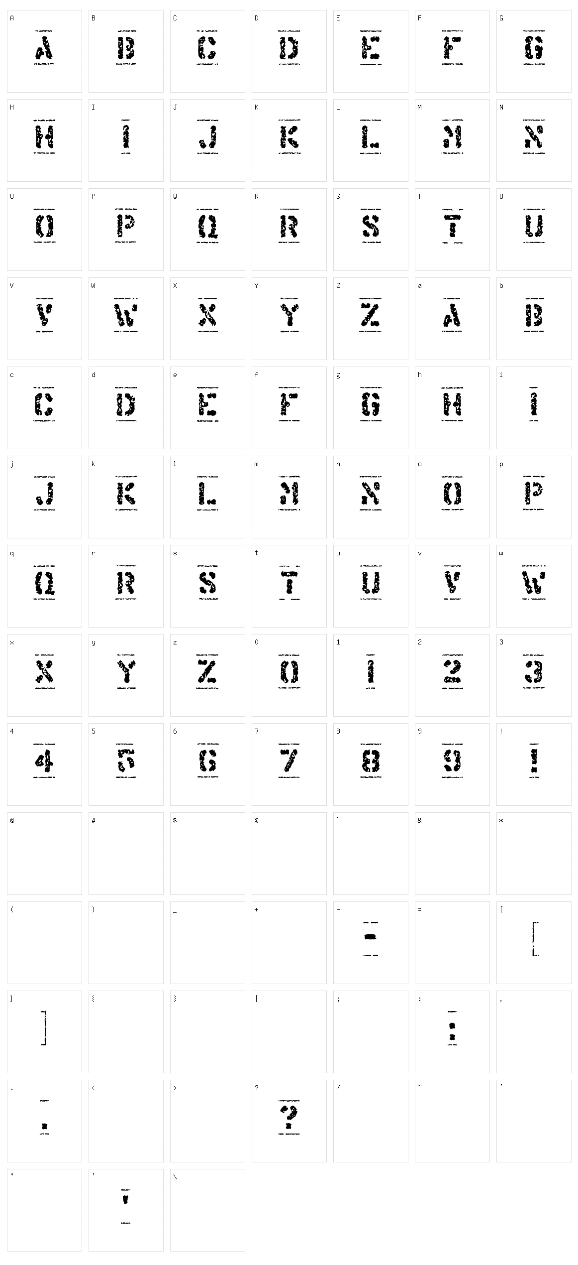 Offshore Banking Business Character Set