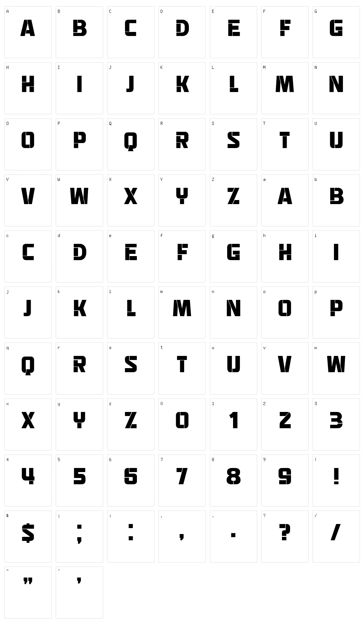 Redemtion Character Set