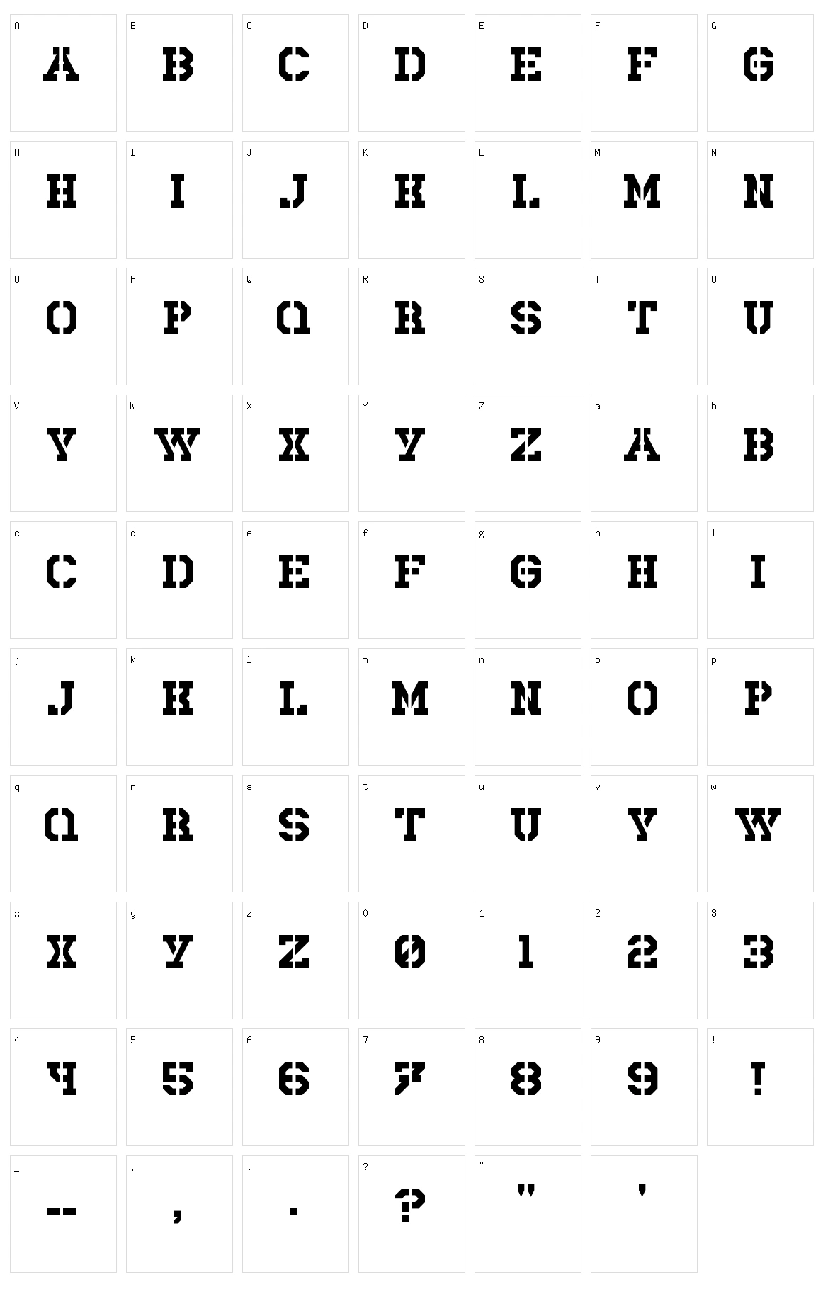 Rick Lobster Character Set