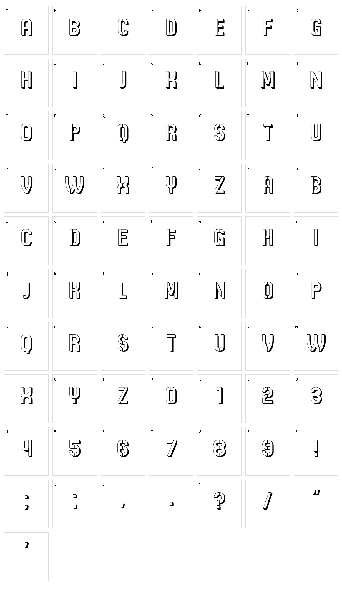 Soldat Character Set