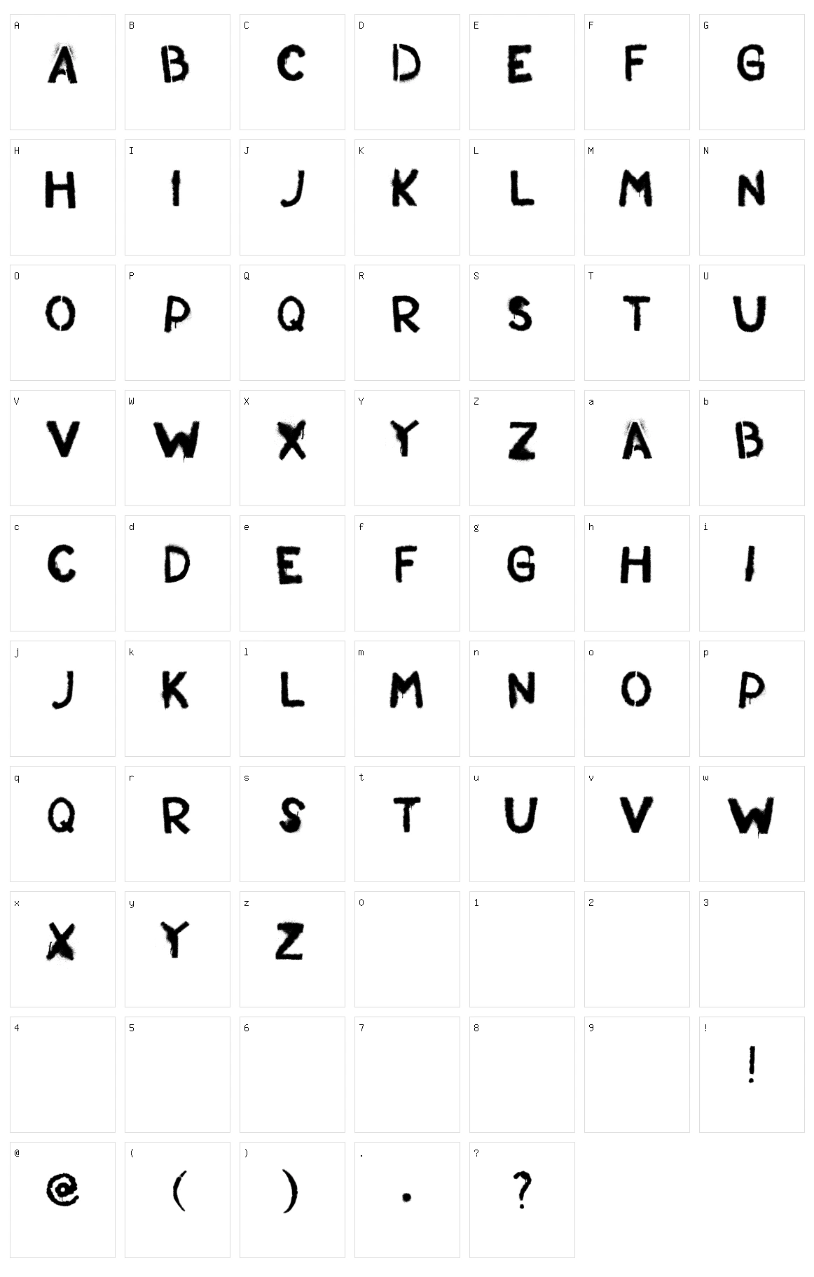 St. Andrew Character Set