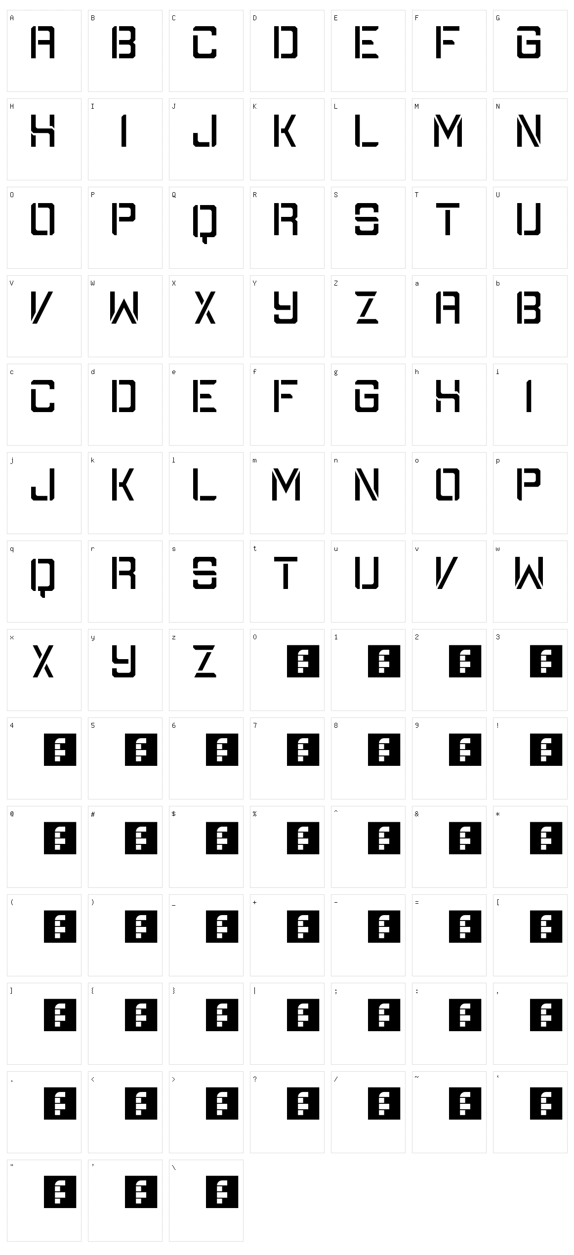 The American Character Set