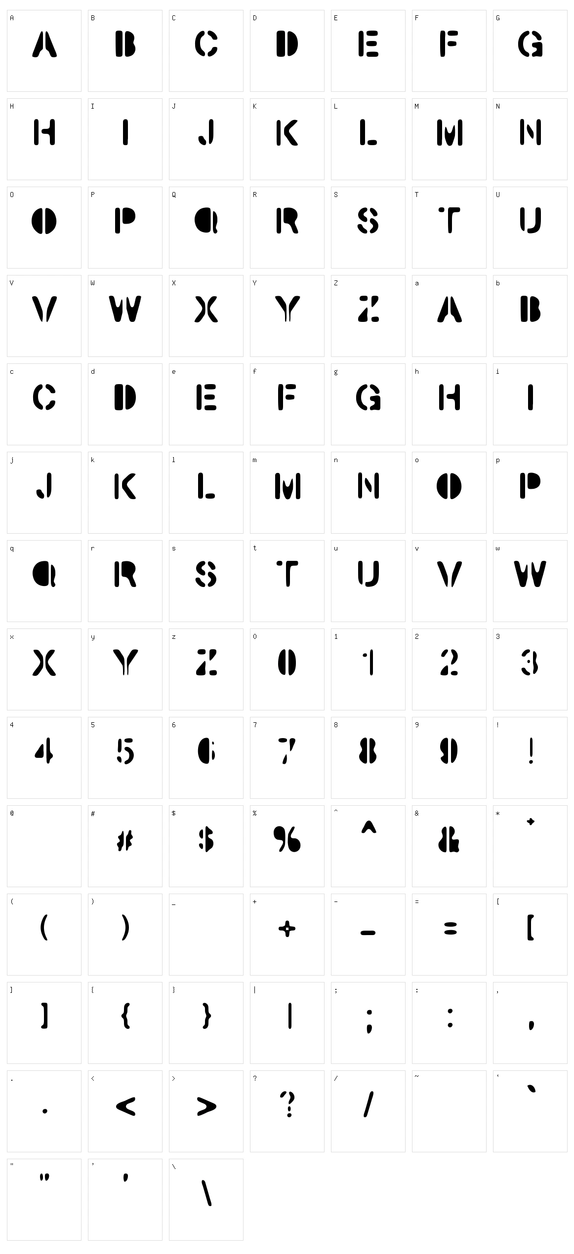 The Second World War Character Set