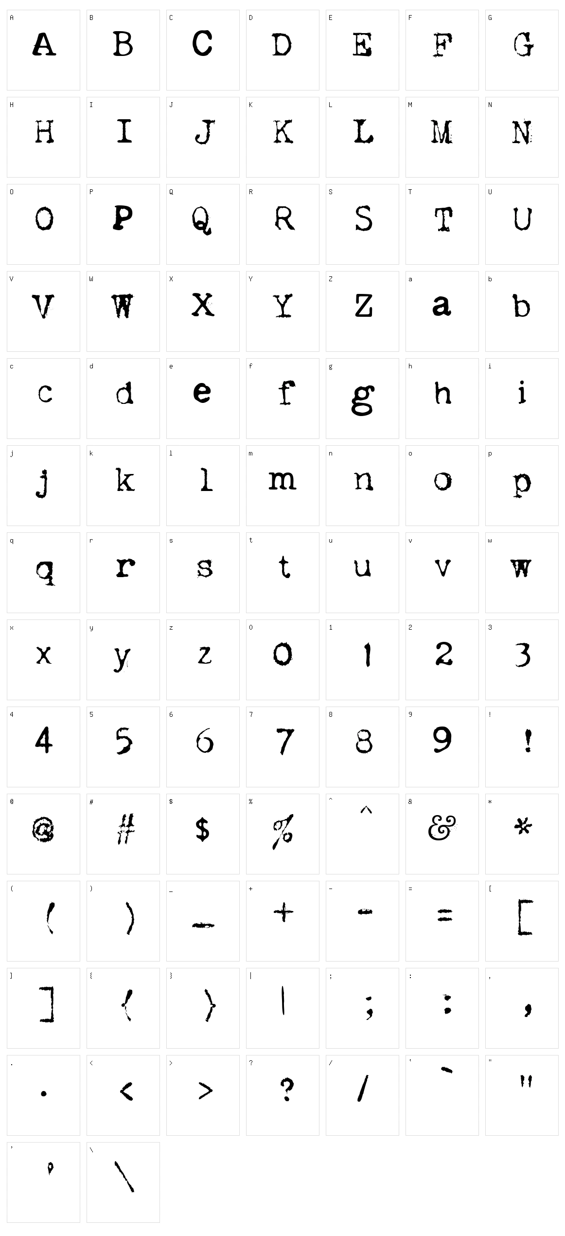 DislexiÃ¦ Character Set