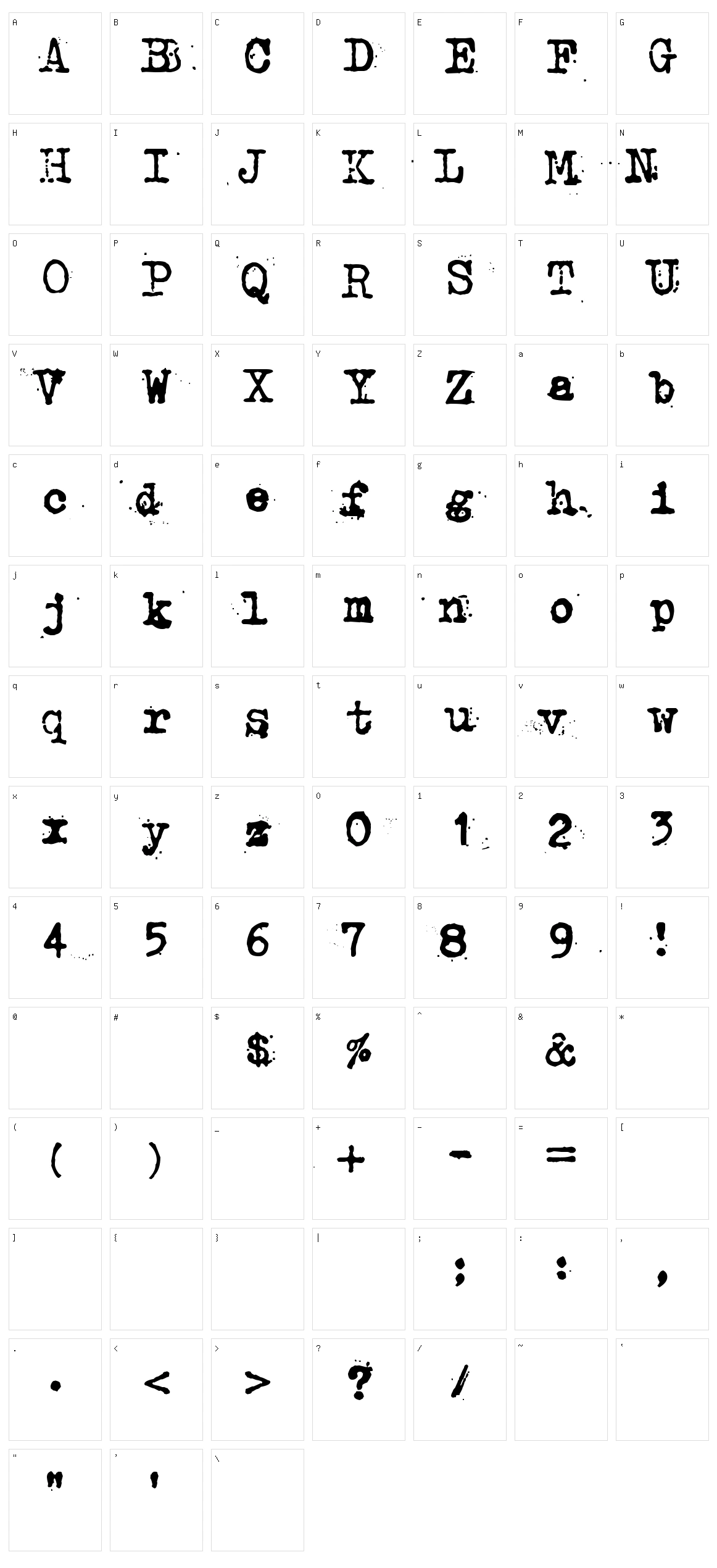 Kosminen Taustasateily Character Set