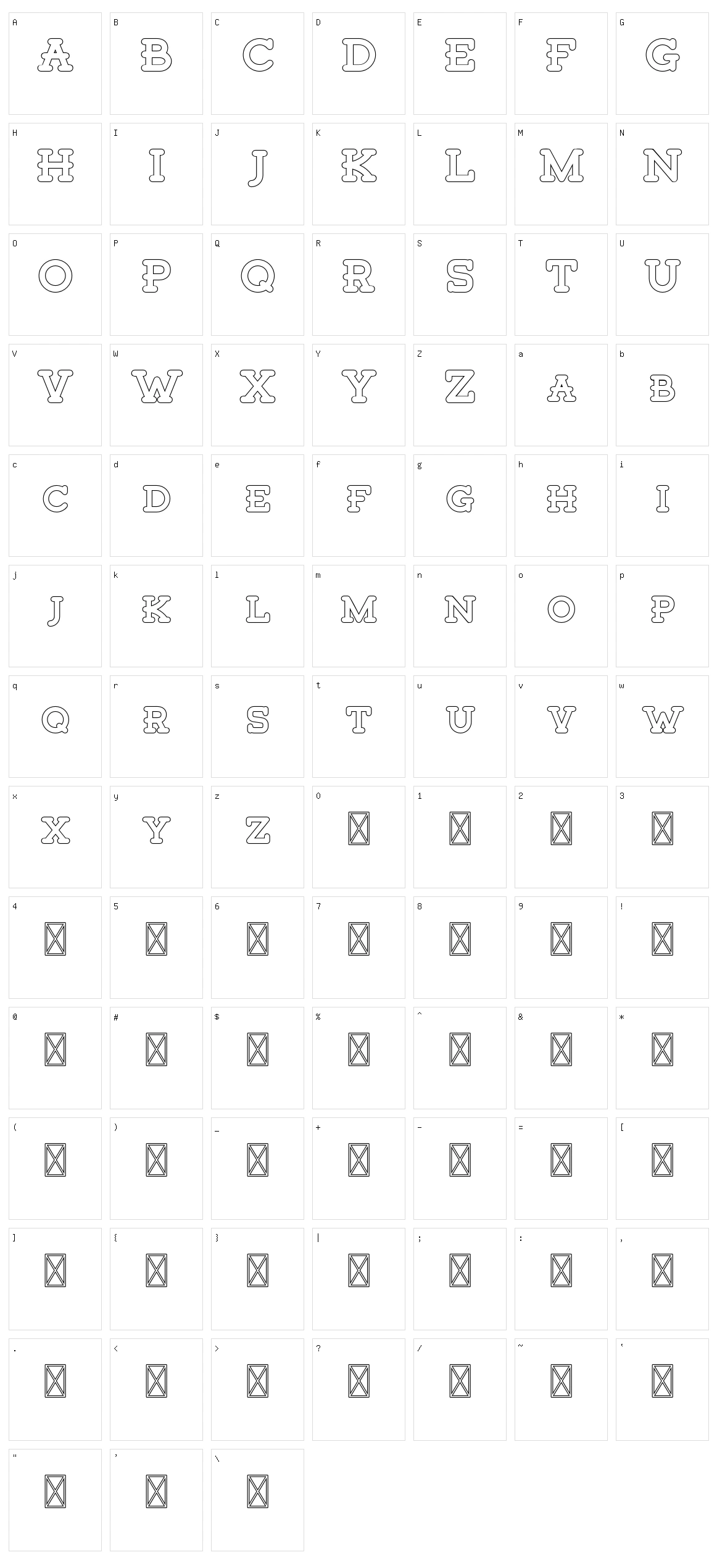 Tigreal Character Set