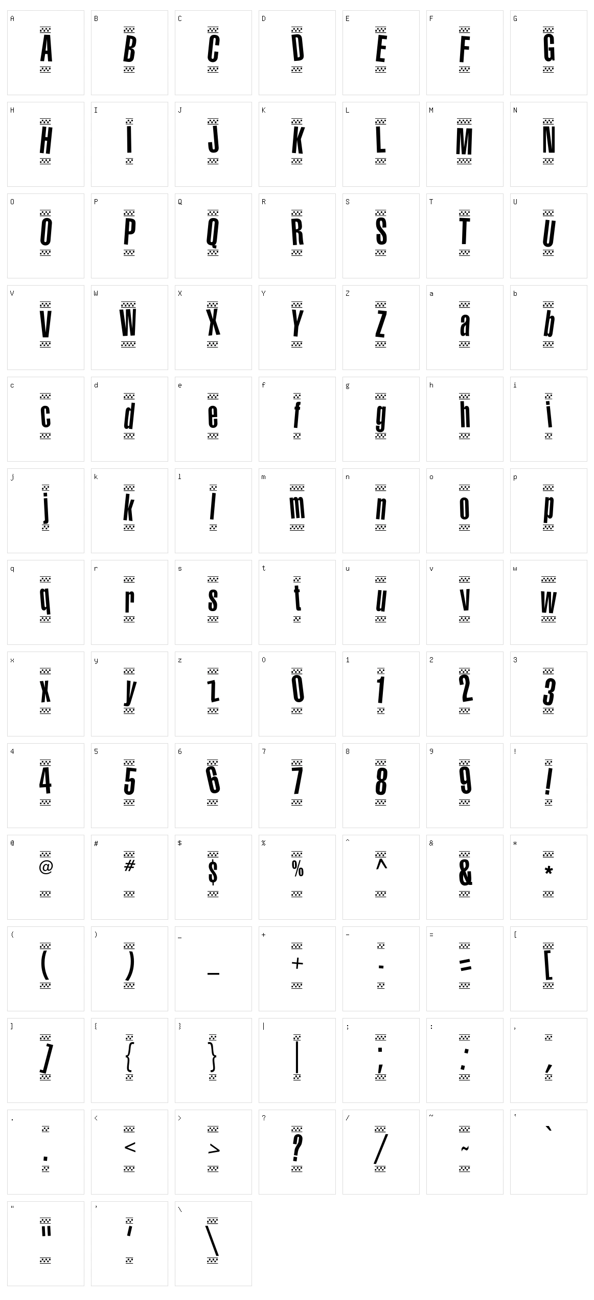 1980 Portable Character Set
